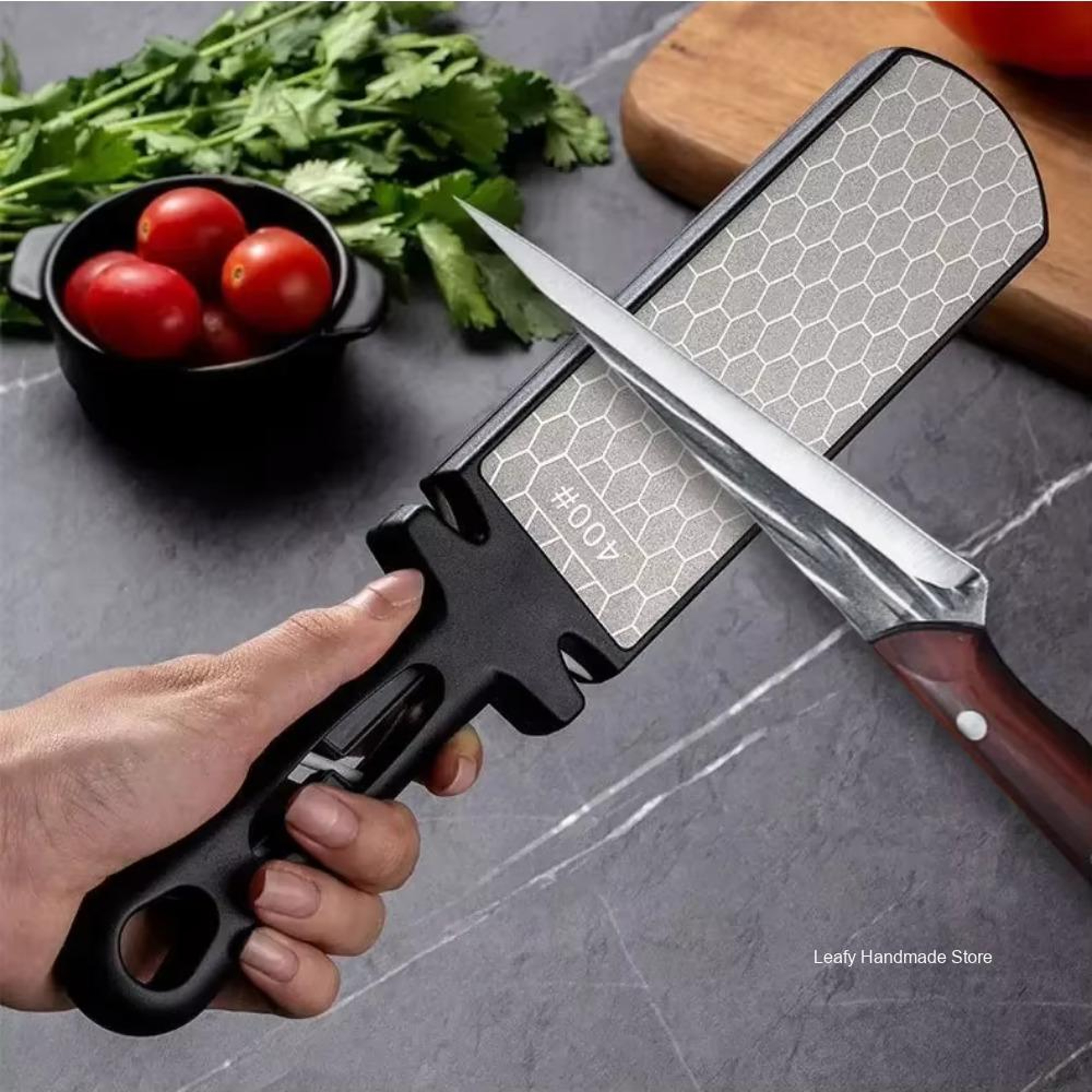 Premium Kitchen Diamond Whetstone Knife Sharpener Double Sided Knife Sharpening Stone For Ceramic   0