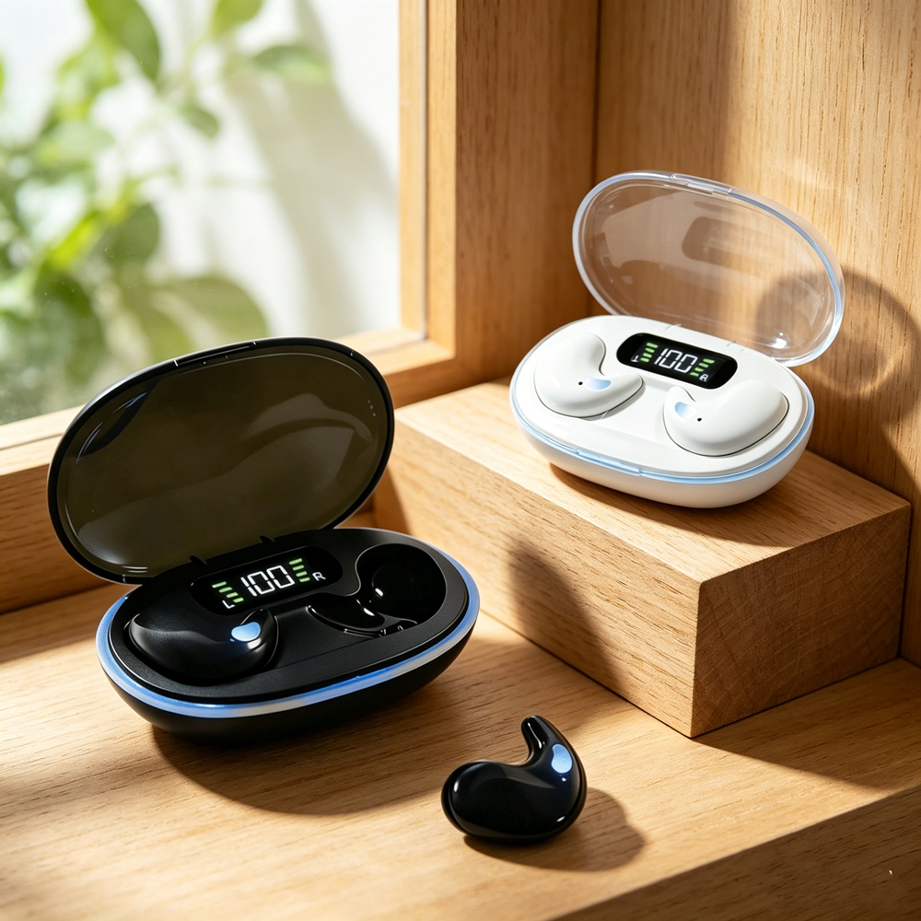 Mini True Wireless Bluetooth Earbuds Waterproof Stereo Headphones with Charging Case – view 1