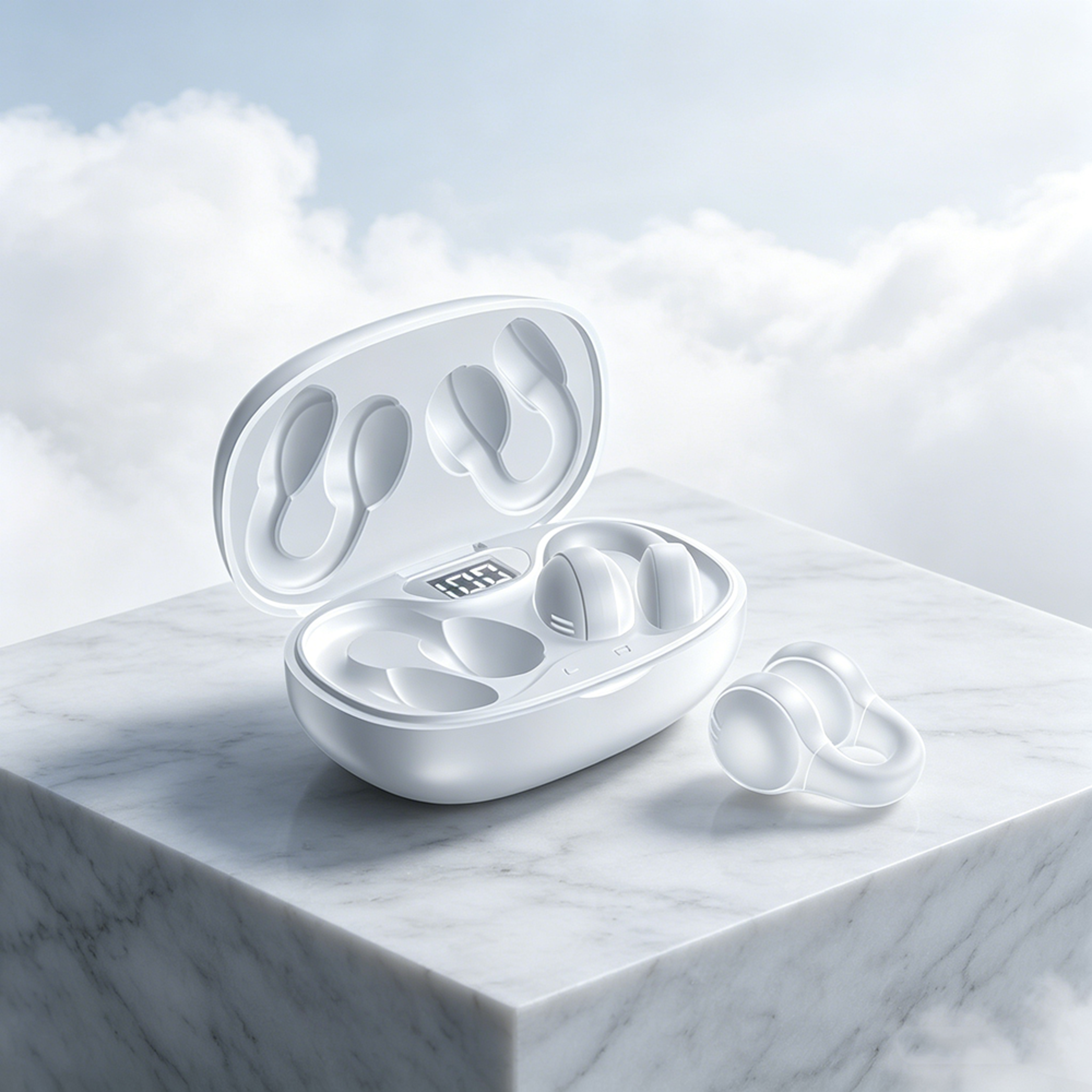 Wireless Earbuds with LED Power Display Noise Reduction Mic and Touch Control – view 1