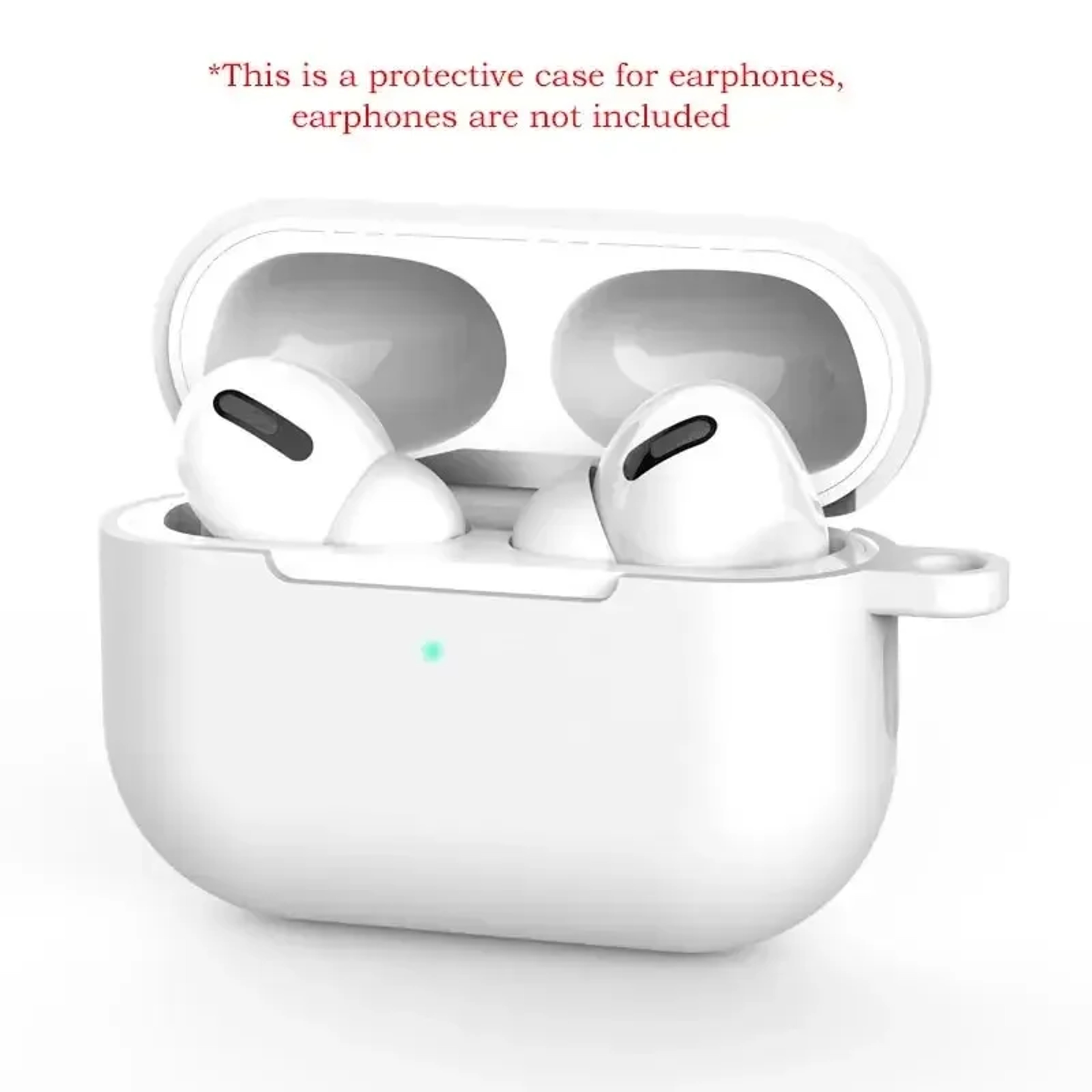 Soft Silicone AirPods Pro Protective Case Solid Color Cover 6