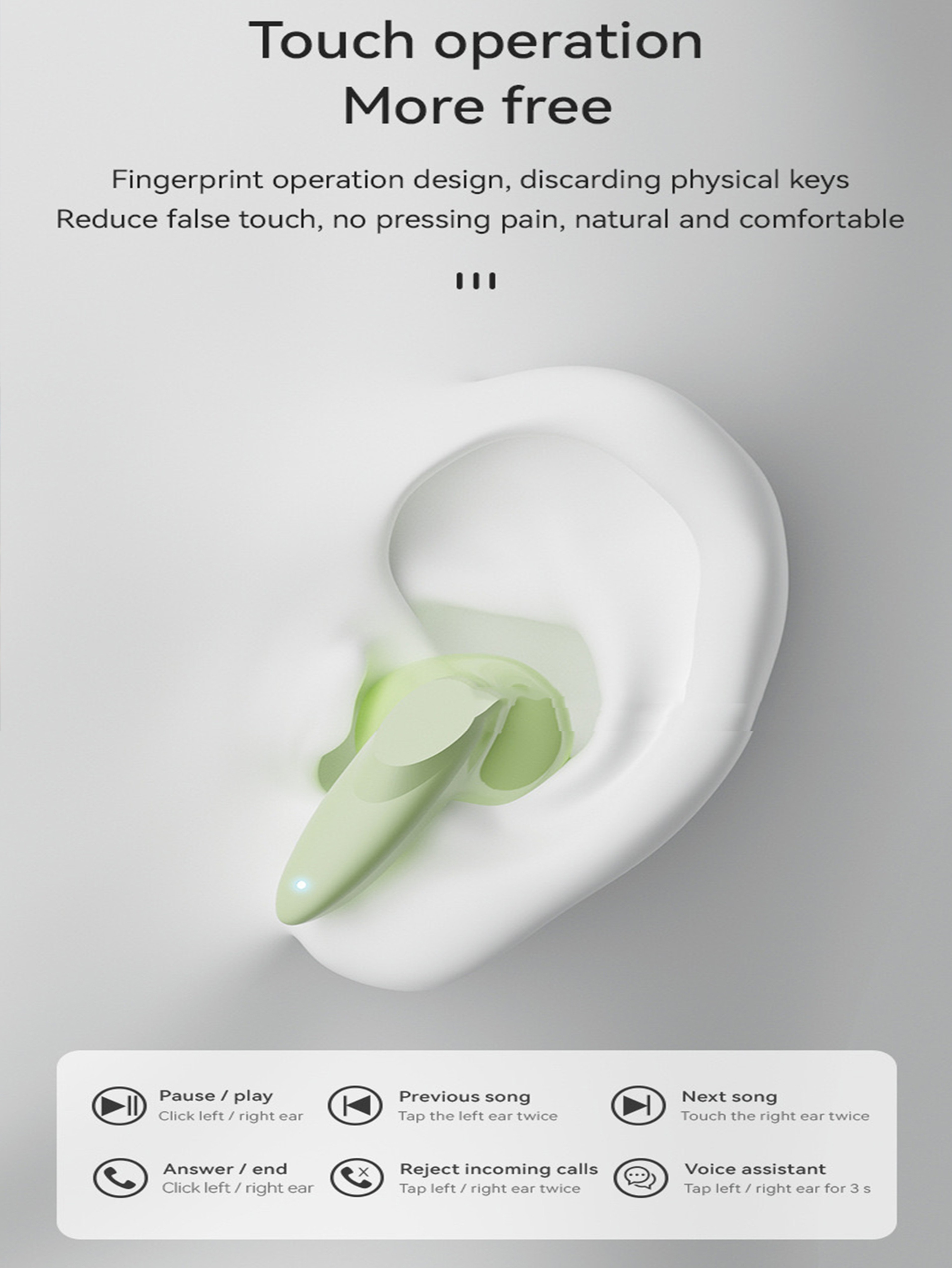 Space Capsule Wireless Earbuds Low Latency Bluetooth Earphones With HiFi Stereo Sound 3