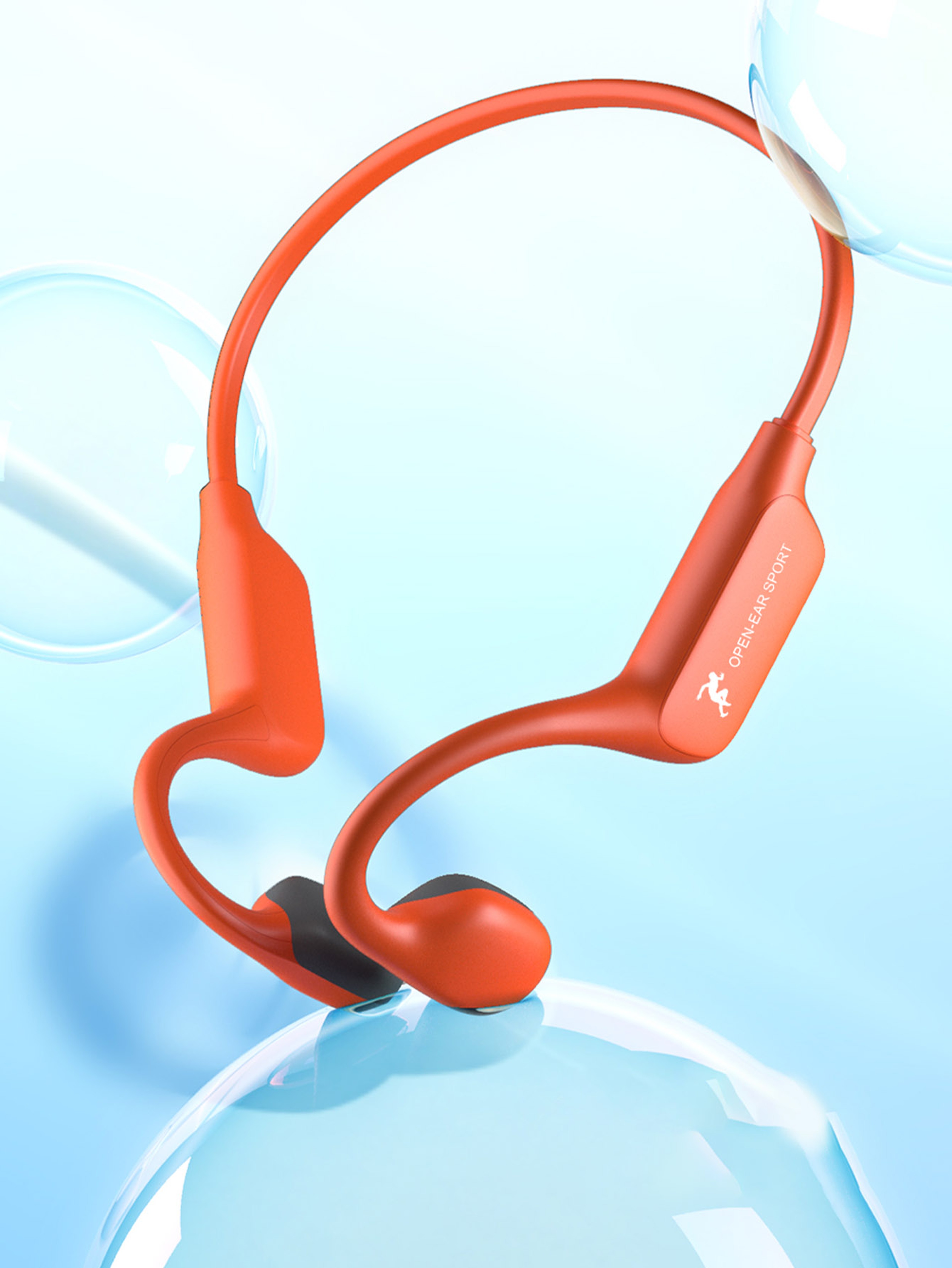 Open Ear Bone Conduction Sports Headphones with ENC Noise Cancellation – view 1