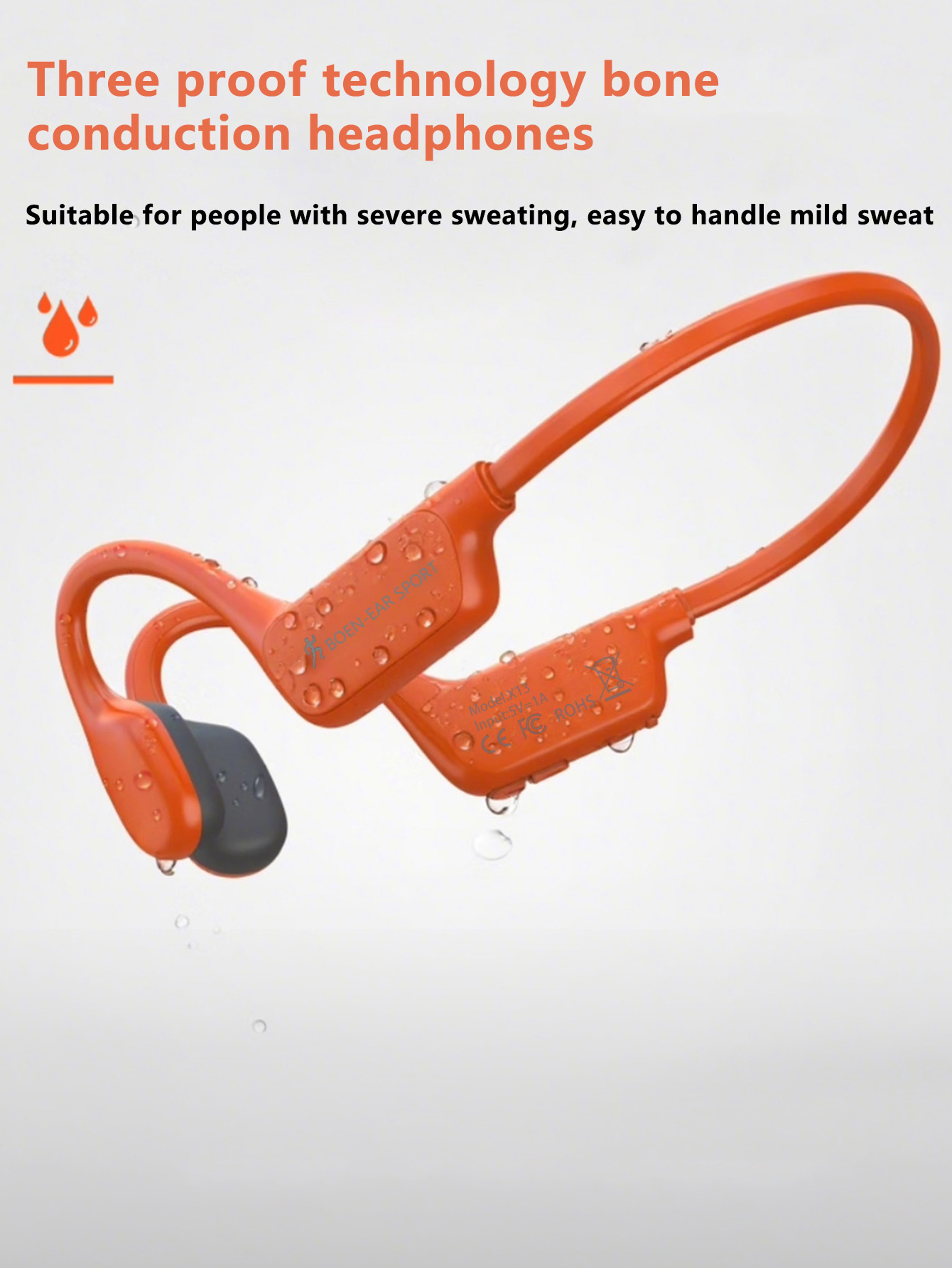 Open Ear Bone Conduction Sports Headphones with ENC Noise Cancellation – view 4