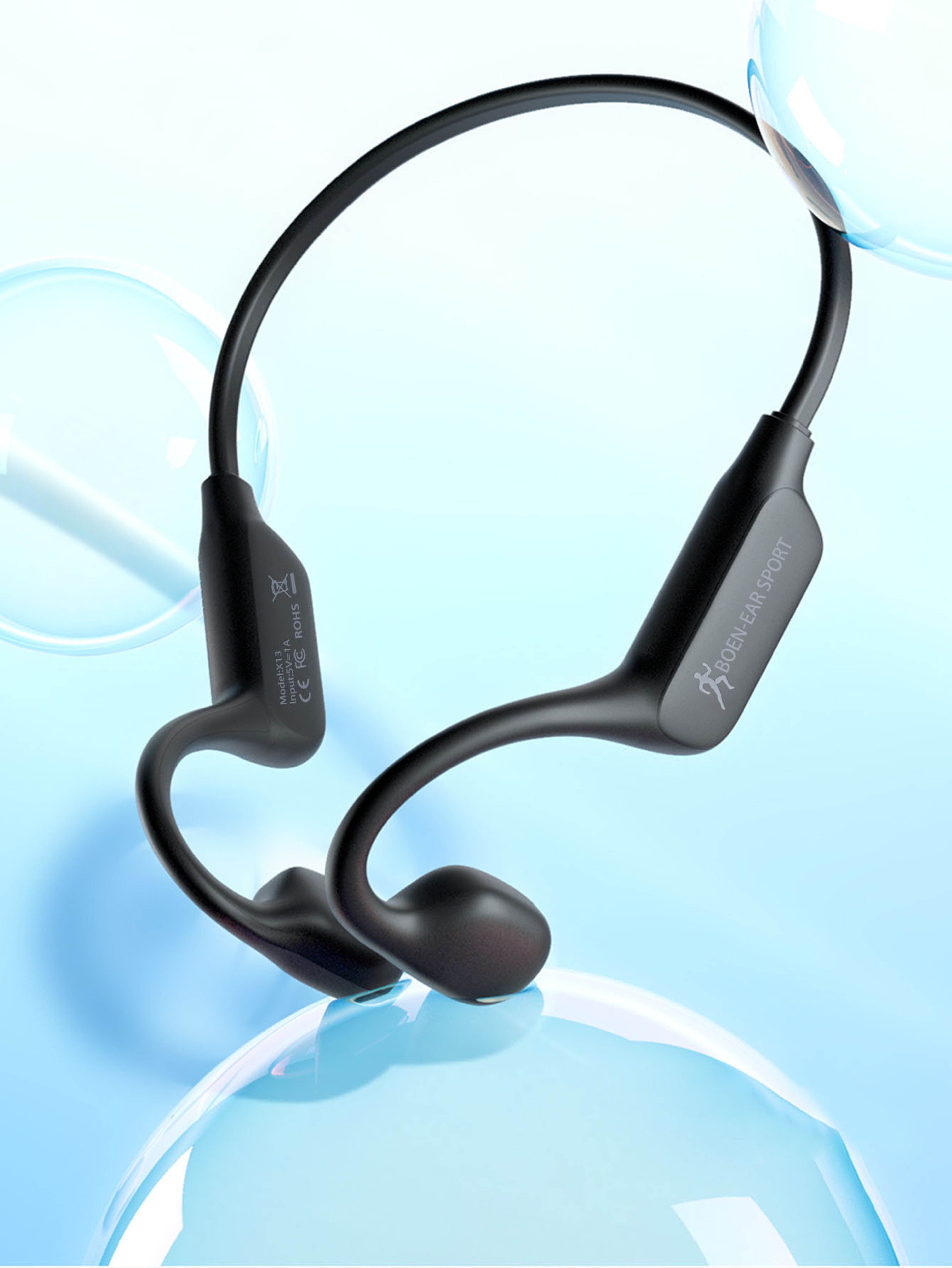 Open Ear Bone Conduction Sports Headphones with ENC Noise Cancellation – view 8
