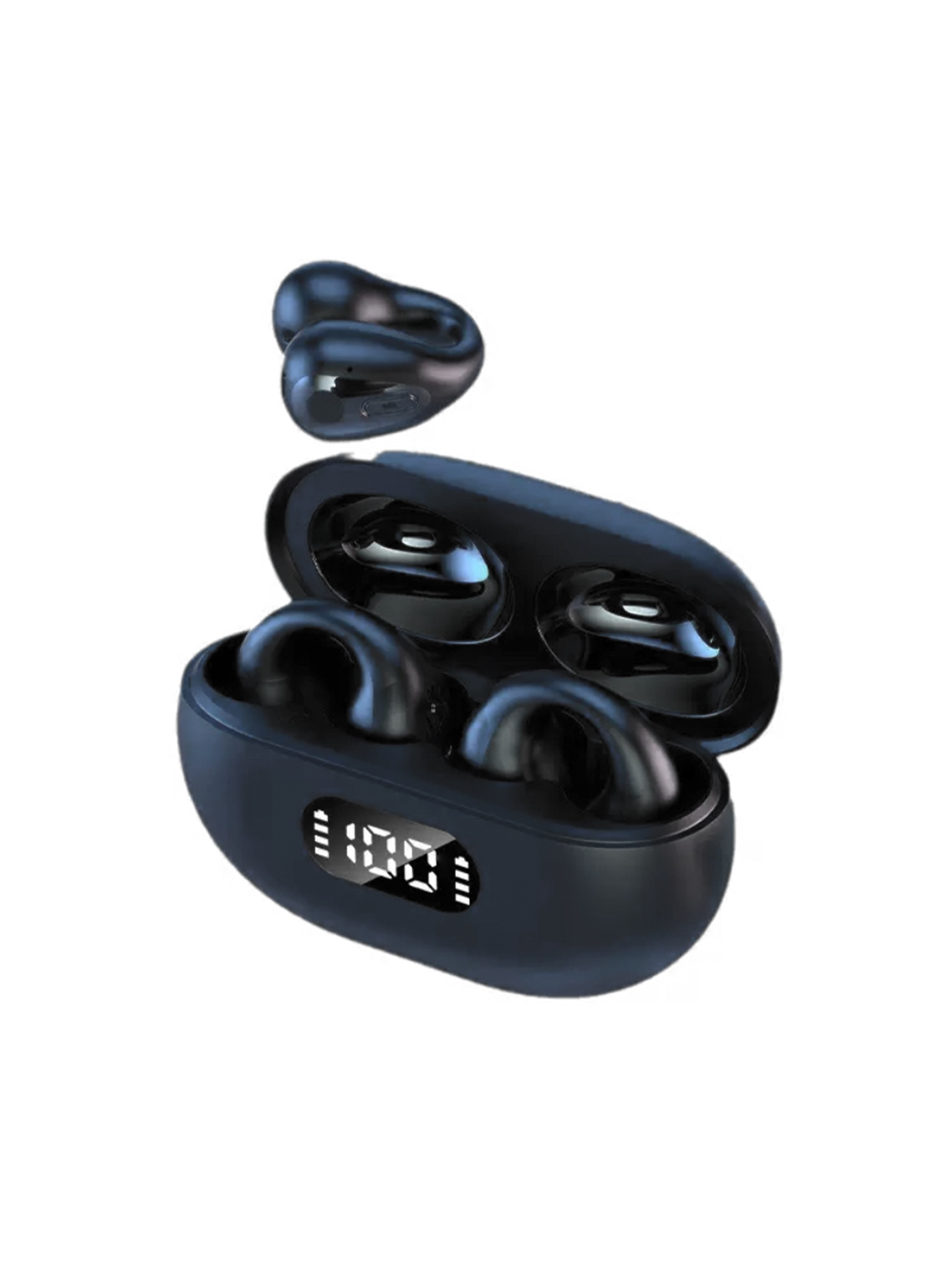 Premium Ergonomic Wireless Bluetooth Earphones Clip On Waterproof Bluetooth Headphones with Rich Sound & Secure Fit – view 7