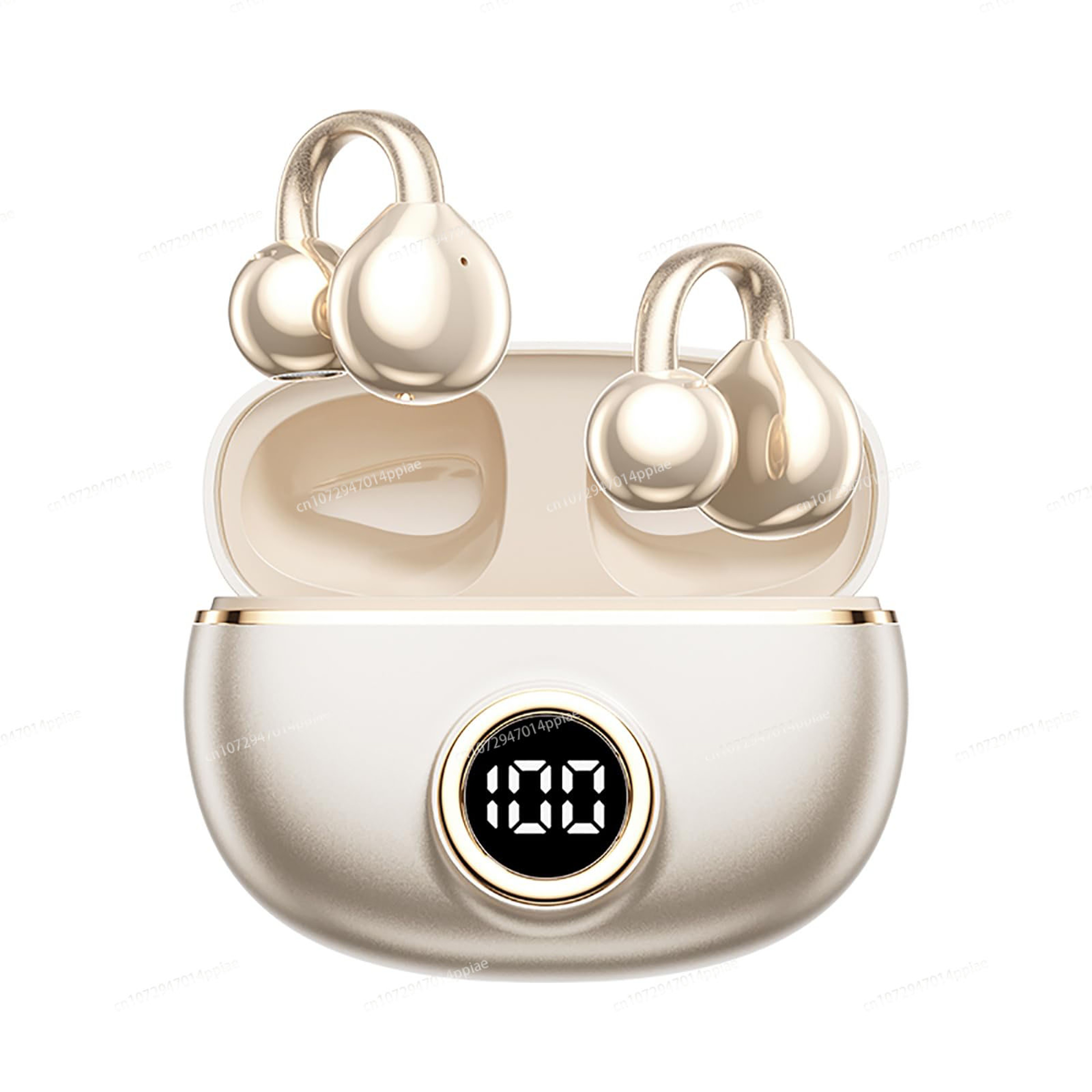 ComfortClip Pro Bluetooth Clip On Earbuds Open Ear Wireless Headphones with Long Battery & Mic – view 8
