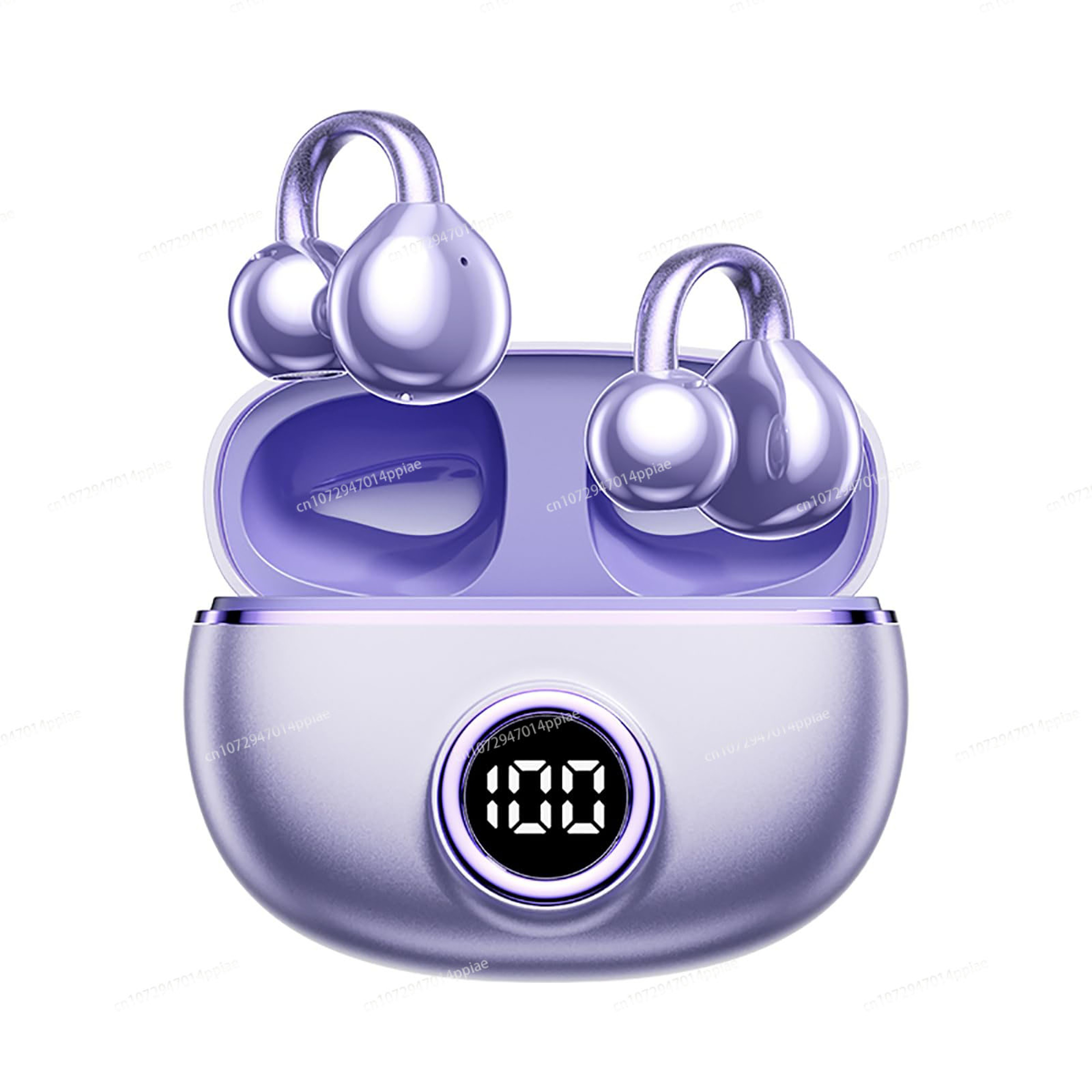 ComfortClip Pro Bluetooth Clip On Earbuds Open Ear Wireless Headphones with Long Battery & Mic – view 9