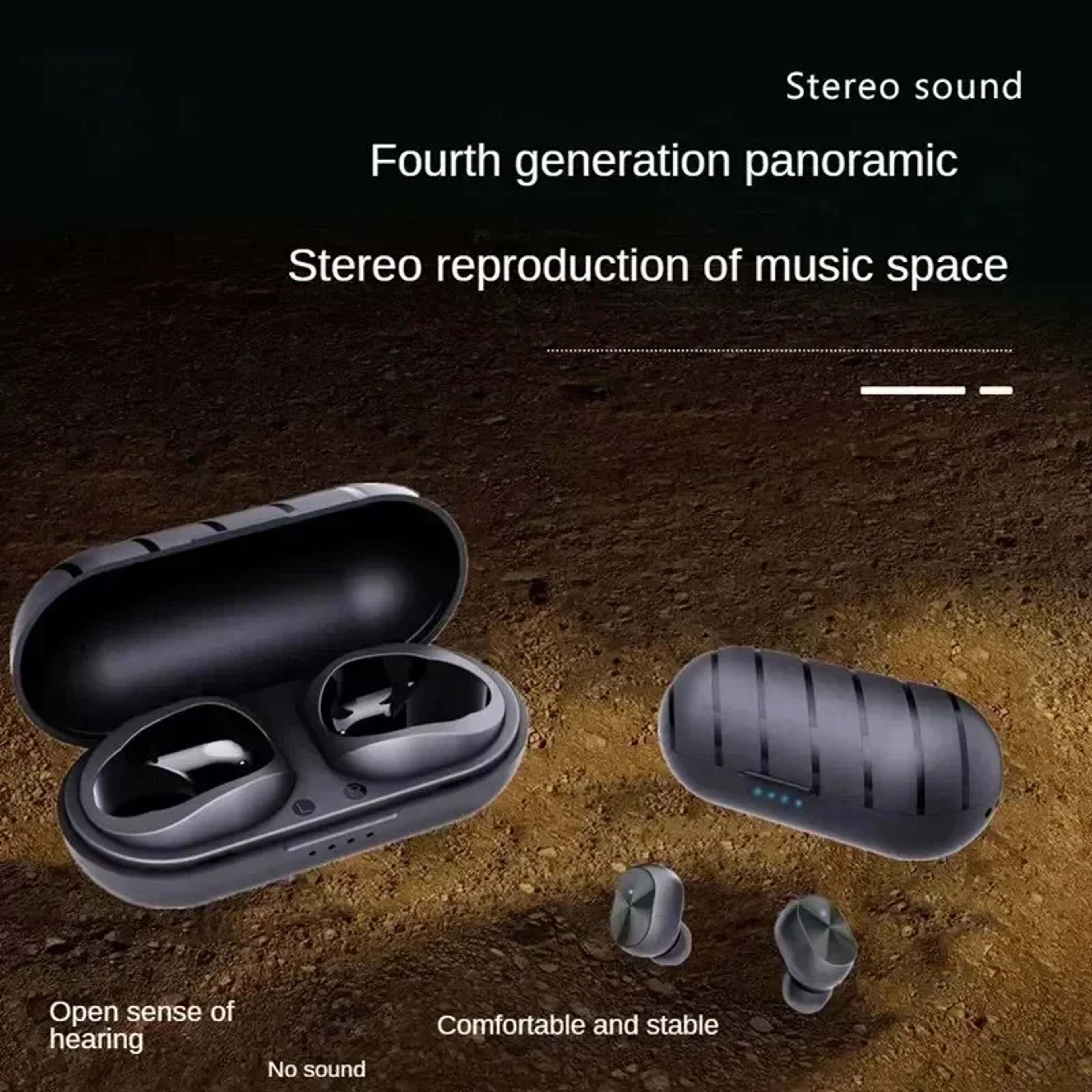 Premium Wireless Bluetooth Earbuds with Deep Bass & Noise Reduction Touch Controls – view 3