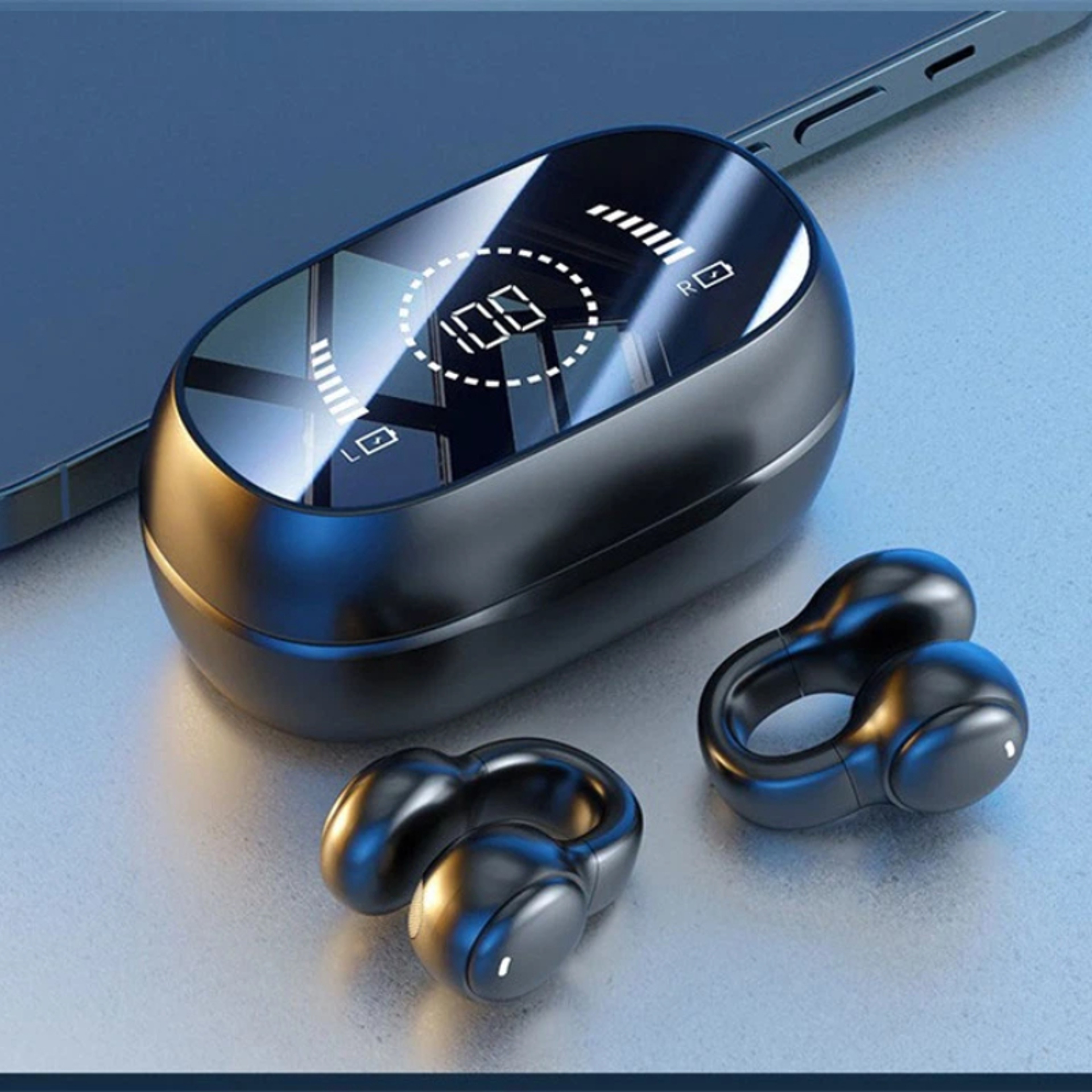True Wireless Bluetooth Earbuds With Charging Case  Noise Reduction 6
