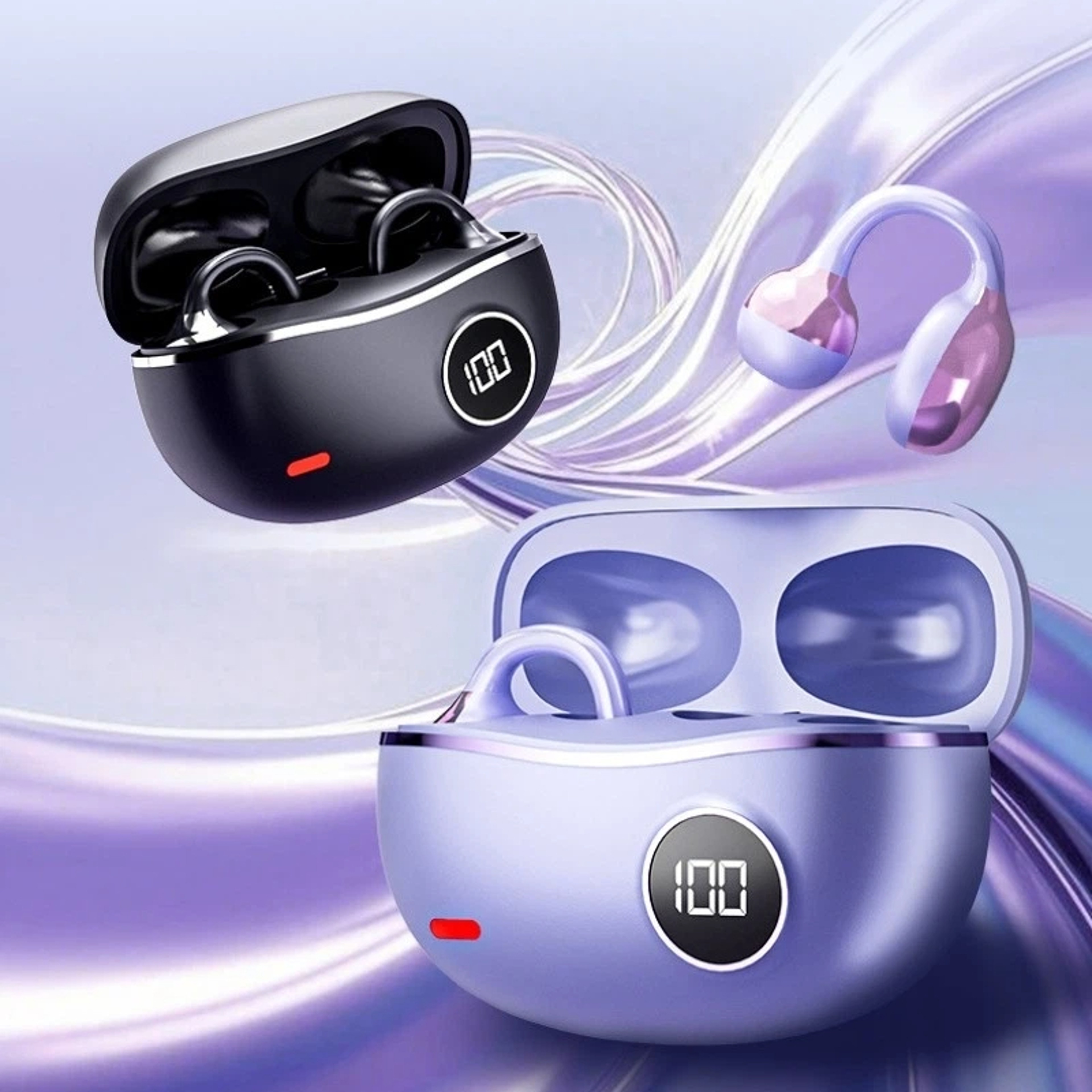 Wireless Bluetooth Earbuds With Power Display Hi Fi Stereo Sound  ENC 1