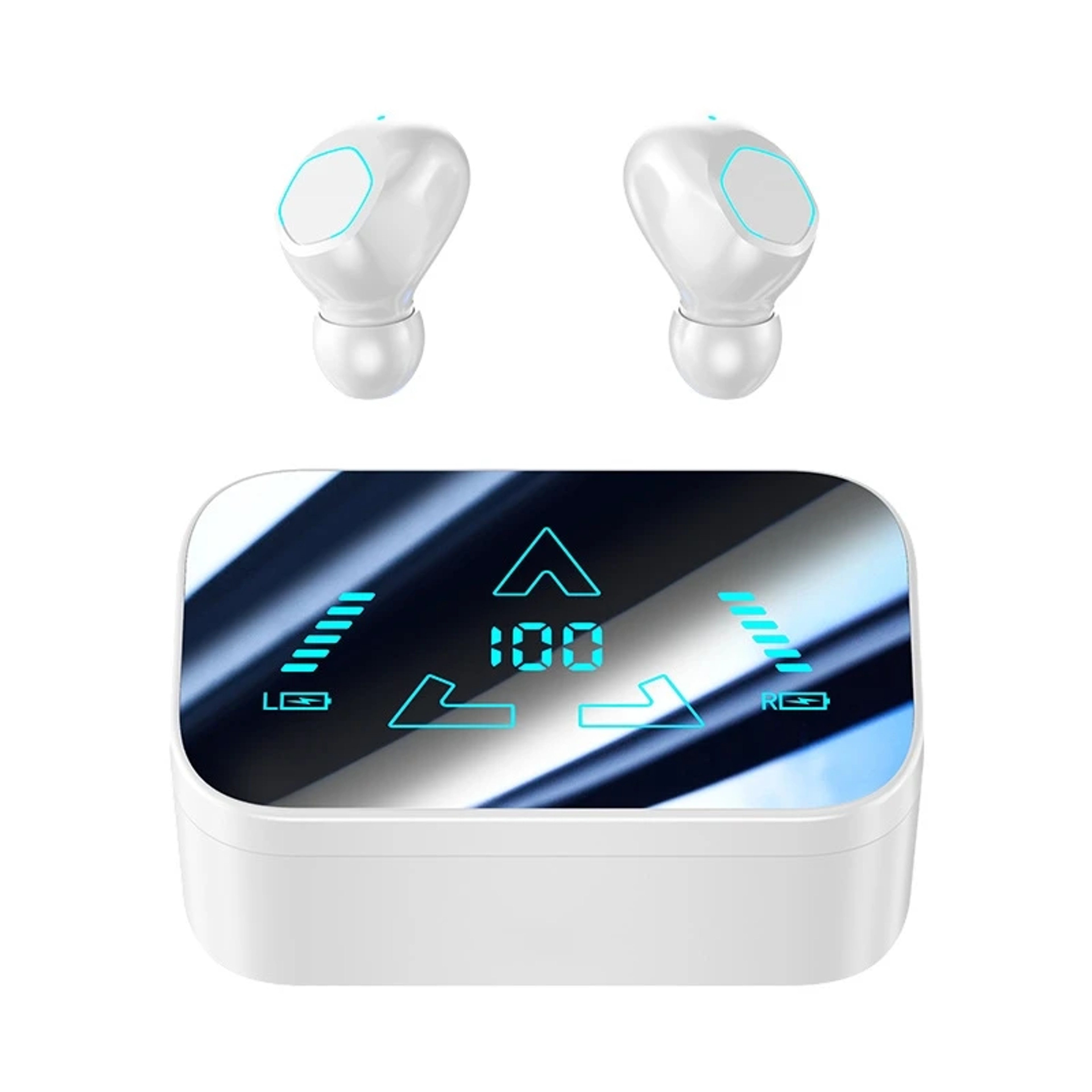 Ultimate Hi Fi Bluetooth Earbuds With Power Display  ENC Noise Reduction 5