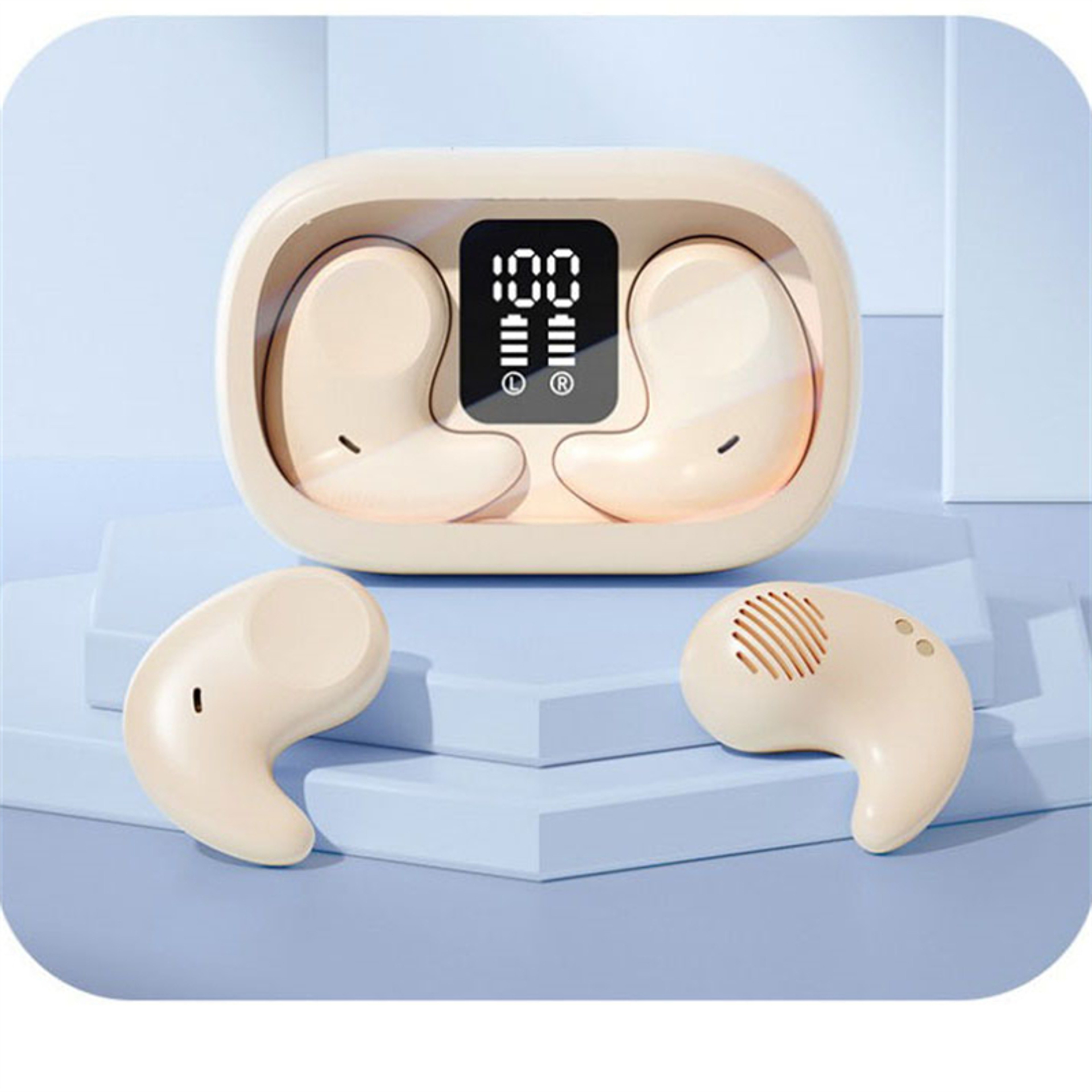 Wireless LED Display TWS Bluetooth Earbuds With Mic  Hi Fi Sound 7