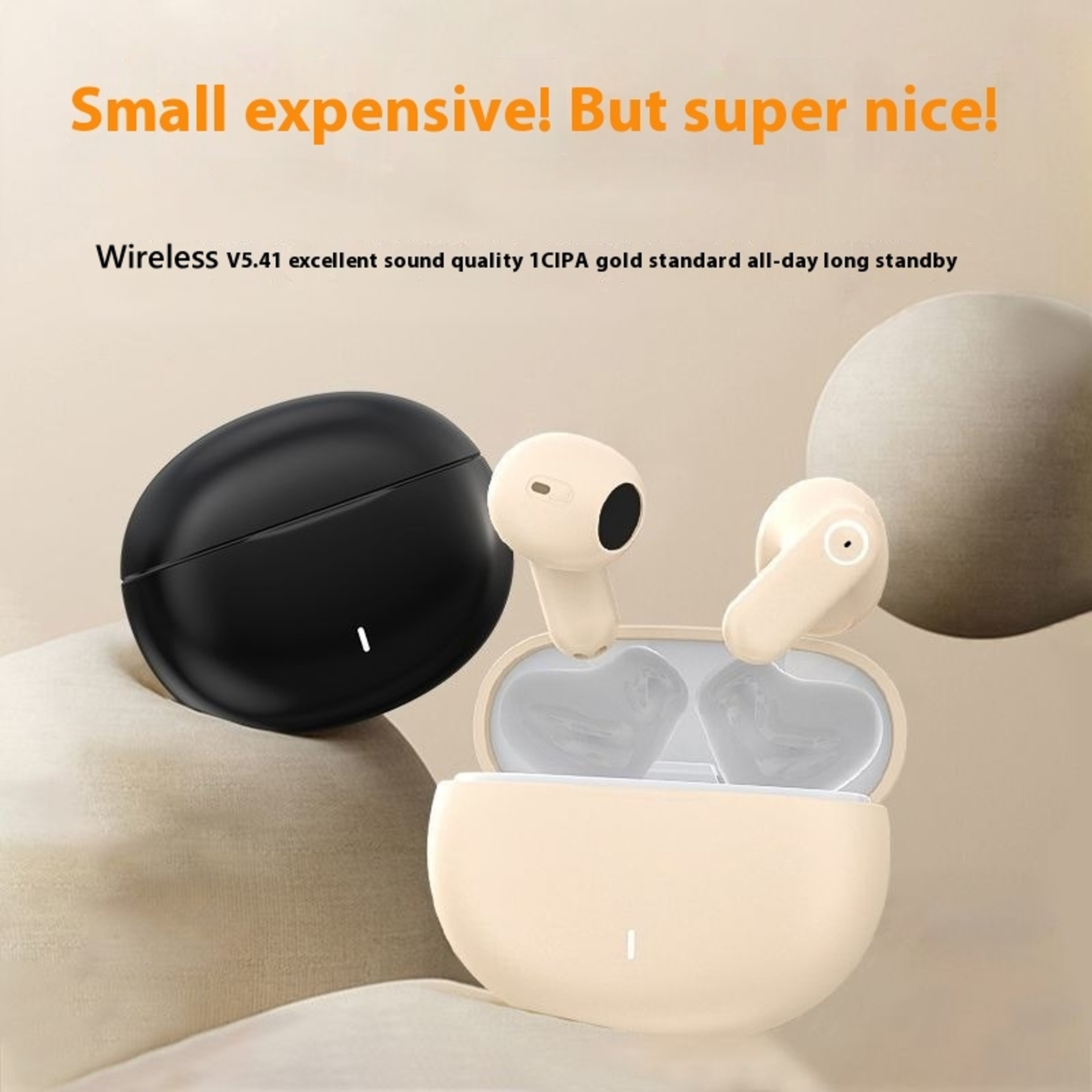 Premium True Wireless Bluetooth Earbuds Noise Cancelling Earphones With Mic For IPhone 0