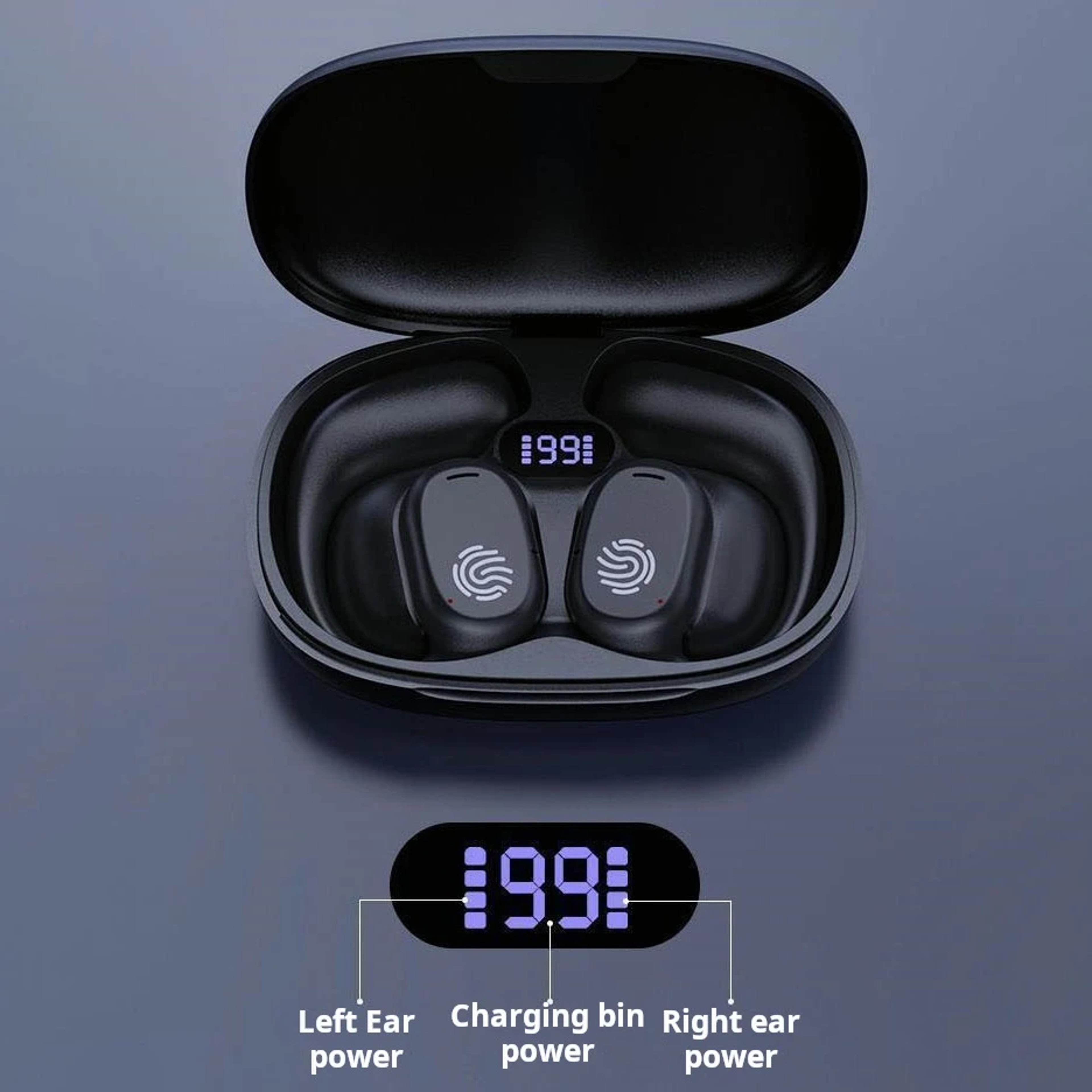 OWS SecureFit Pro Bluetooth Ear Hook Headphones Sports Wireless Earbuds With Mic 3