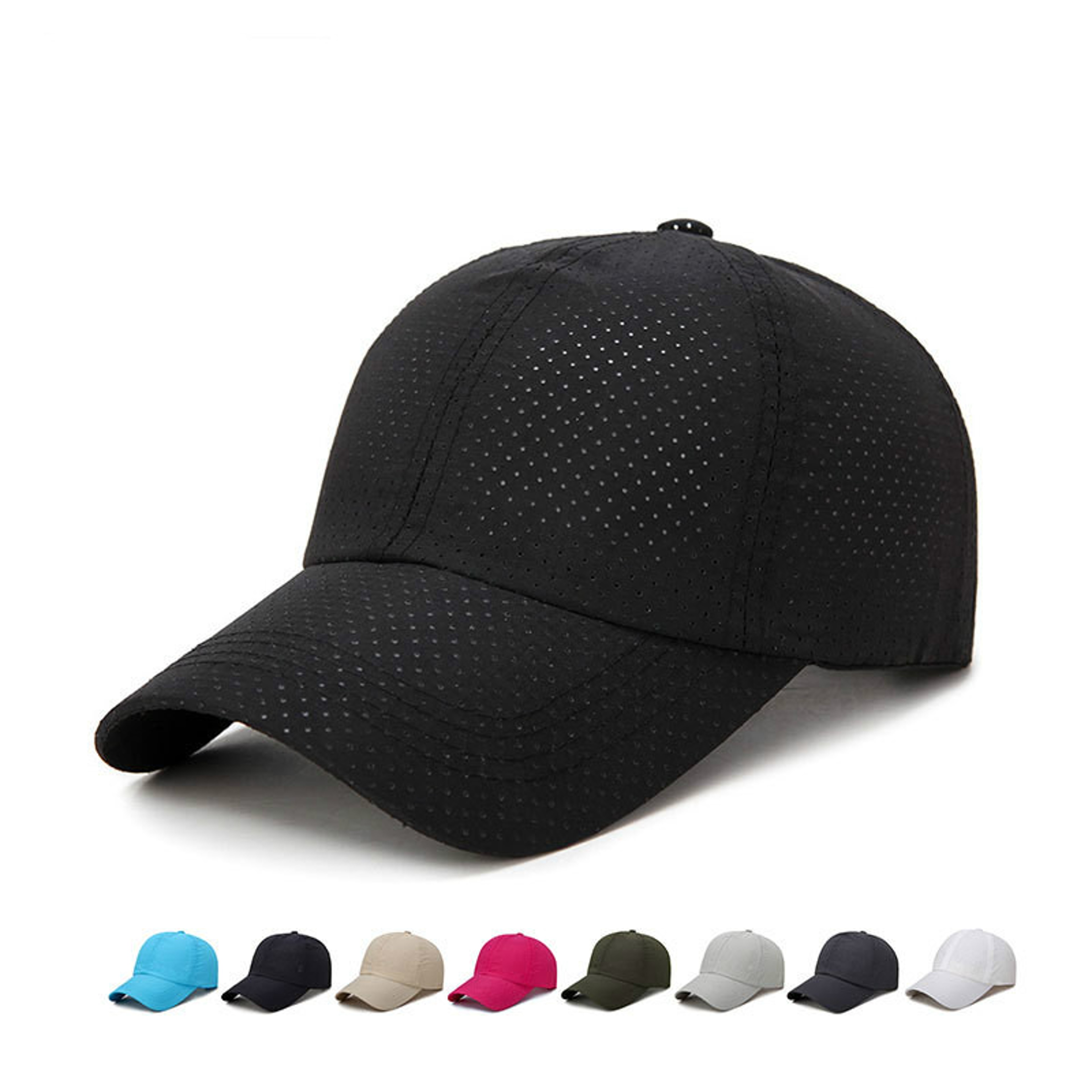 Summer Unisex Breathable Quick Dry Mesh Baseball Cap Adjustable Outdoor Sun Hat 1