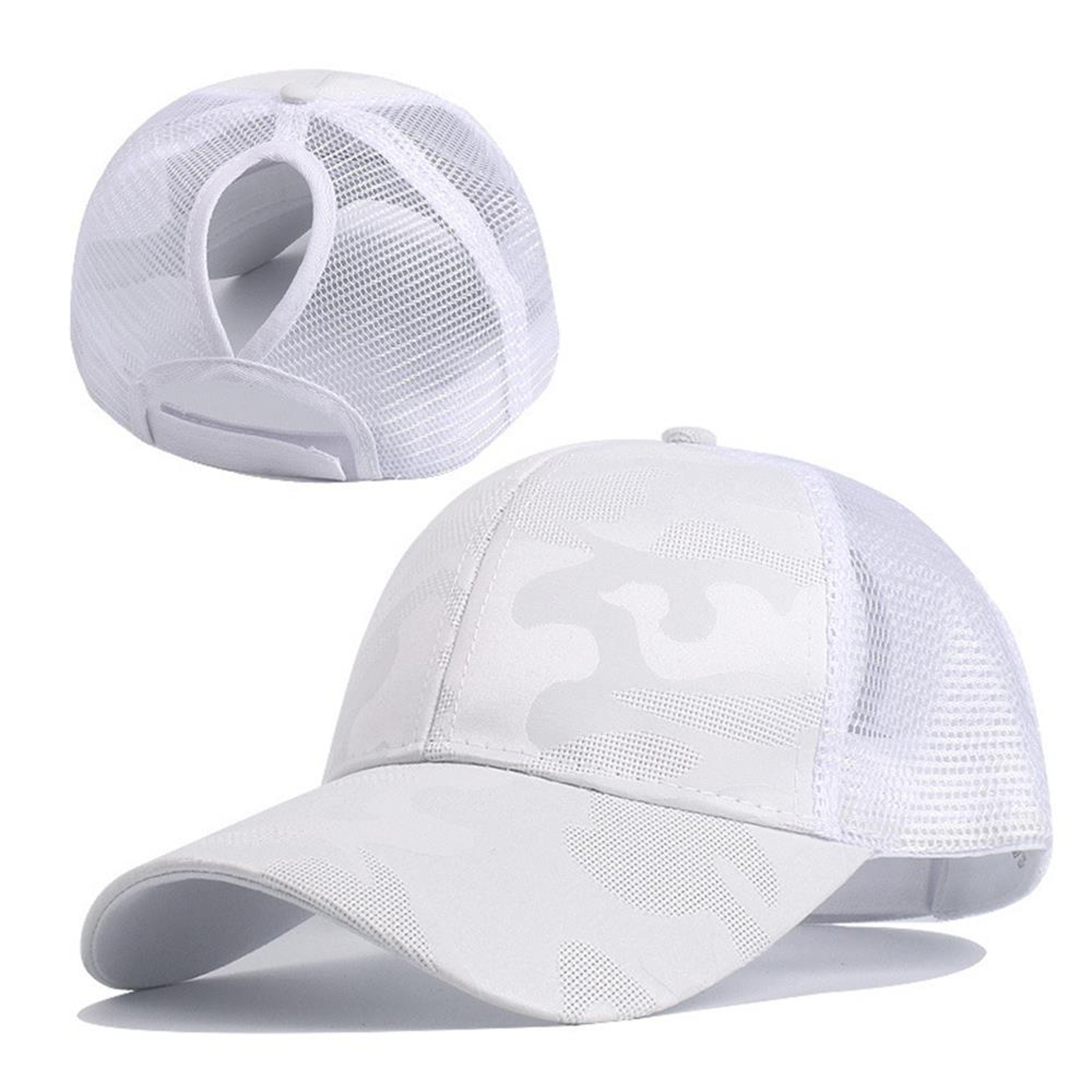 Breathable Mesh Ponytail Baseball Cap Quick Drying Adjustable Summer Sun Hat 8