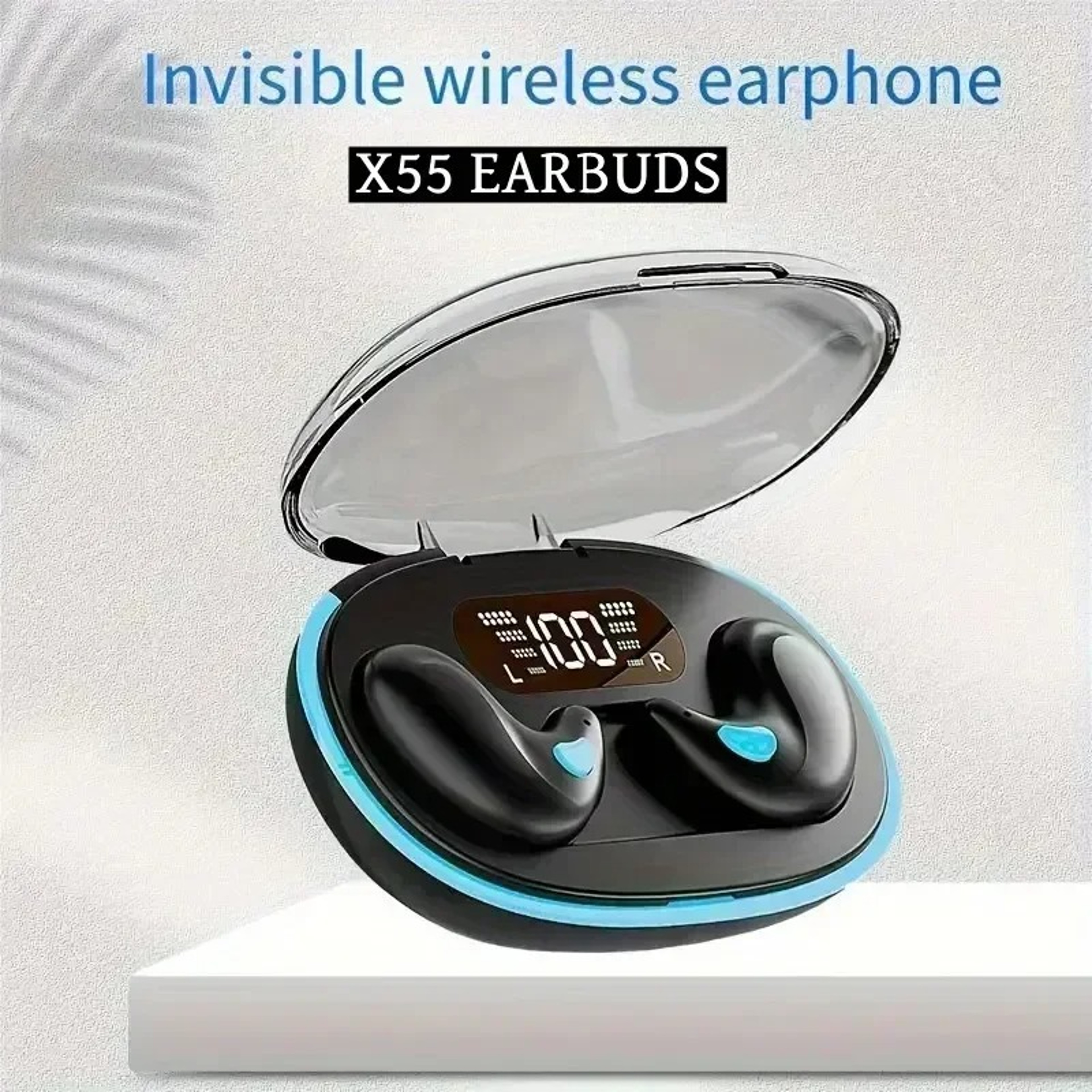 Mini Wireless Sleeping Earbuds with Mic Waterproof Hidden Bluetooth Earphones – view 3
