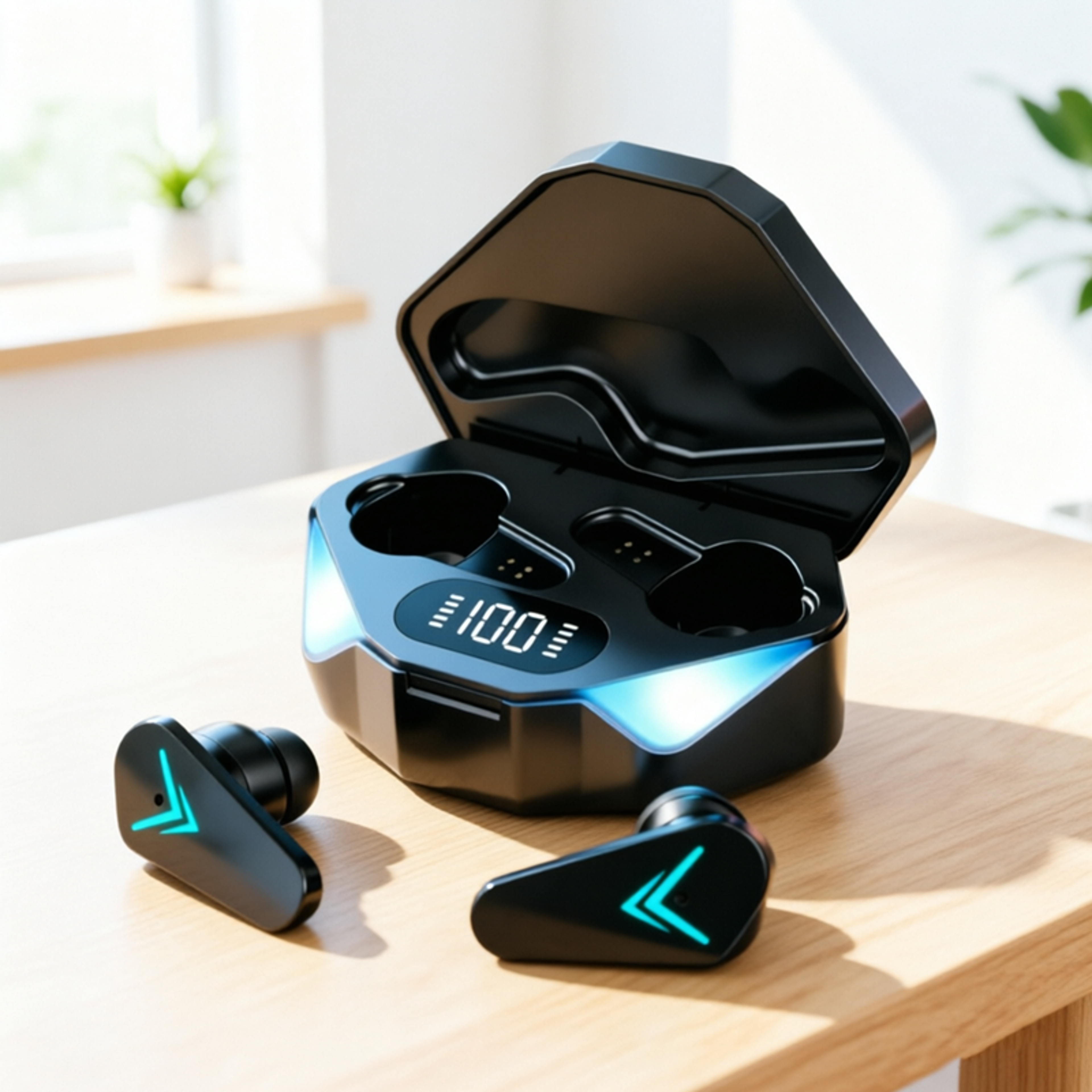 Low Latency TWS Gaming Earbuds Wireless Bluetooth Earphones With Mic – view 1