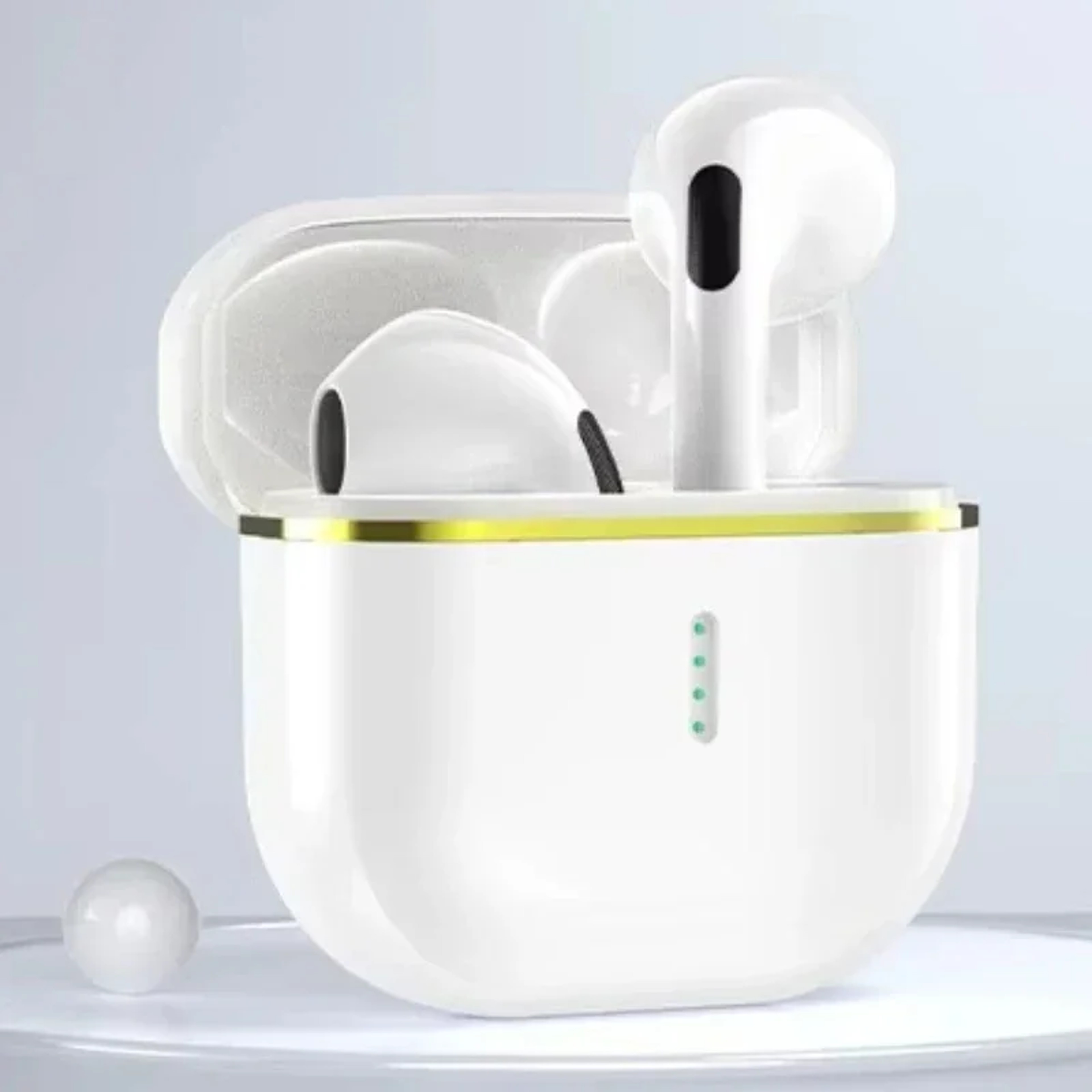 Transparent Bluetooth Earbuds with ENC Noise Cancelling and LED Display – view 12