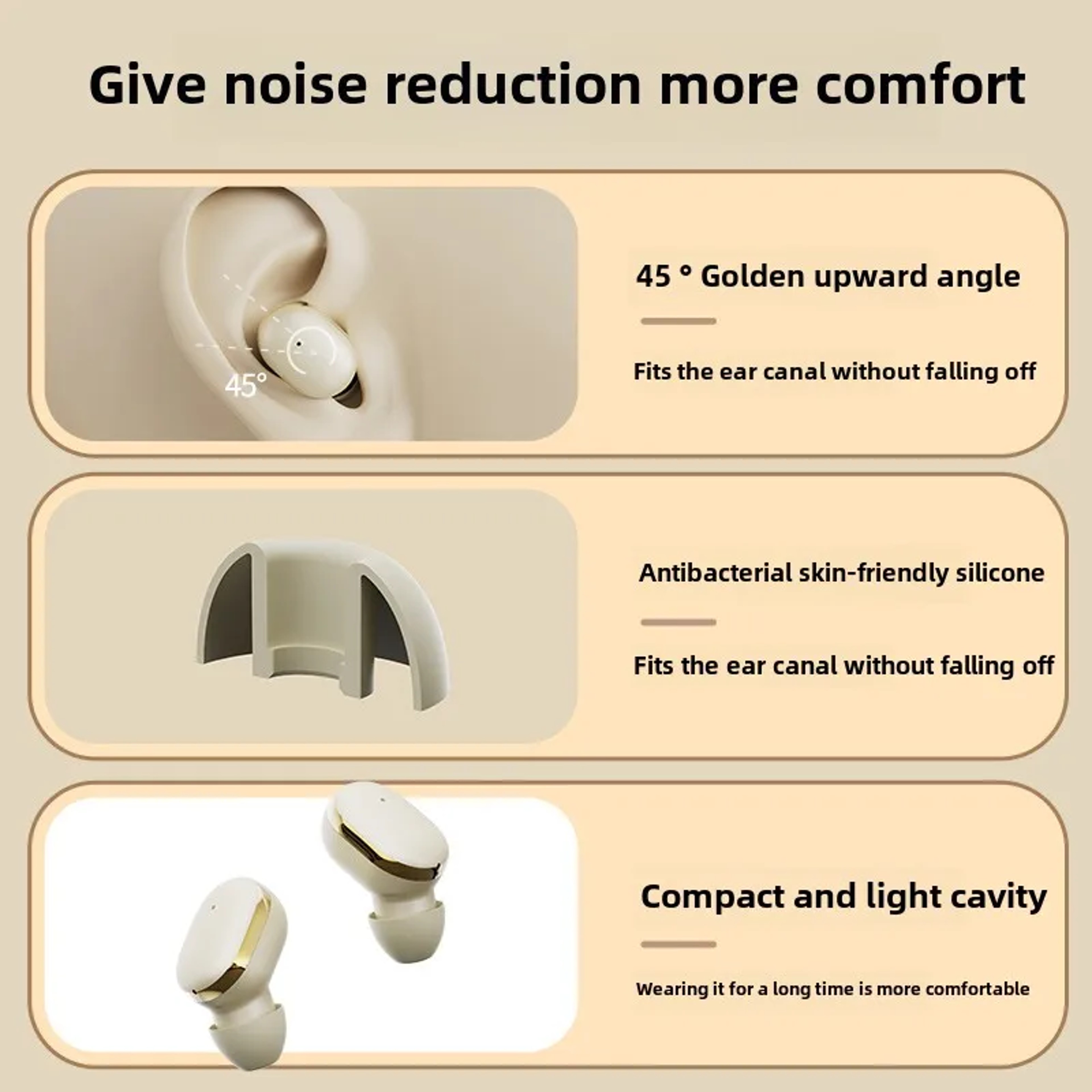 Transparent ENC Bluetooth Earbuds with LED Power Display – view 6