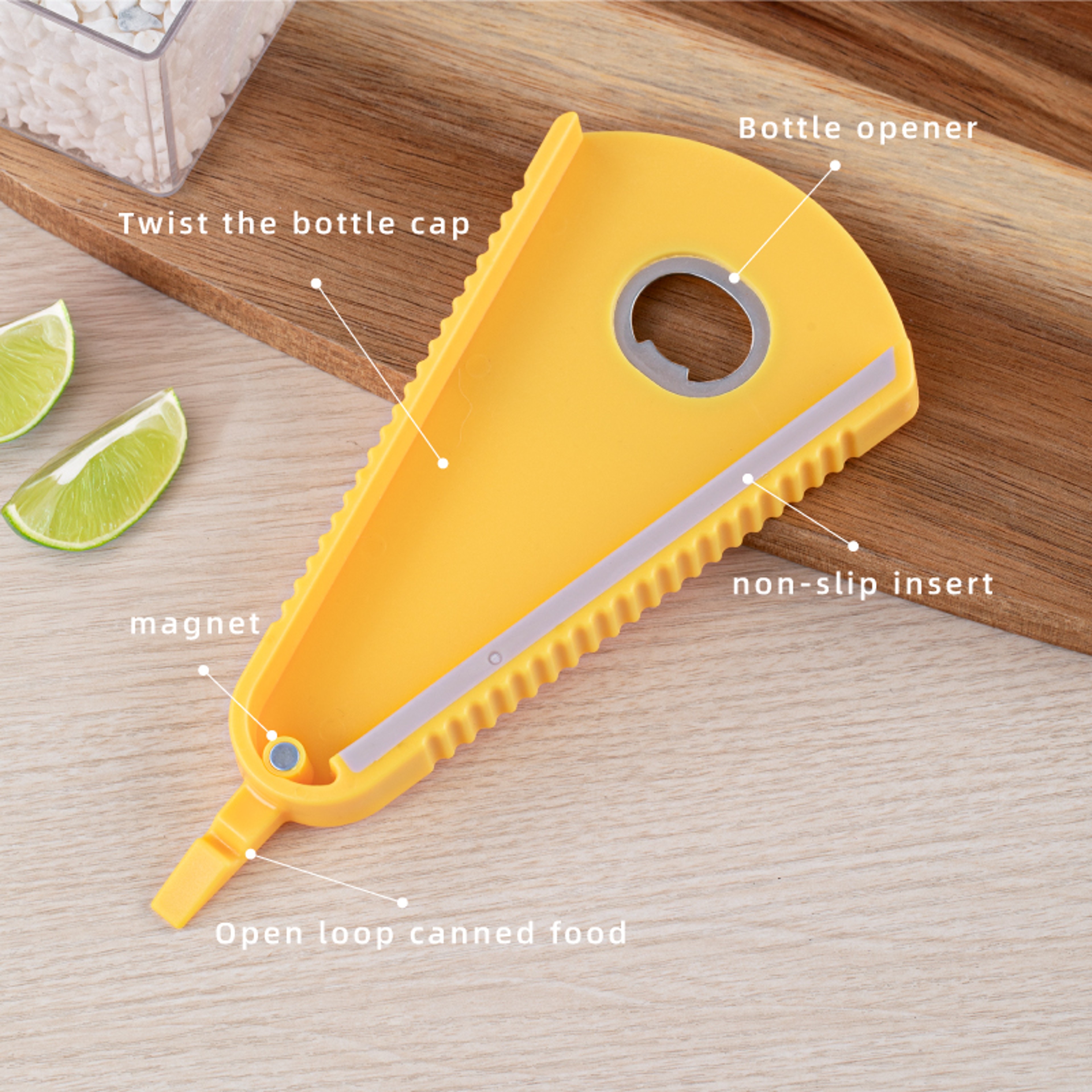 Universal Bottle Opener Multi Functional Jar Lid Opener Adjustable Can Opener Tool – view 3