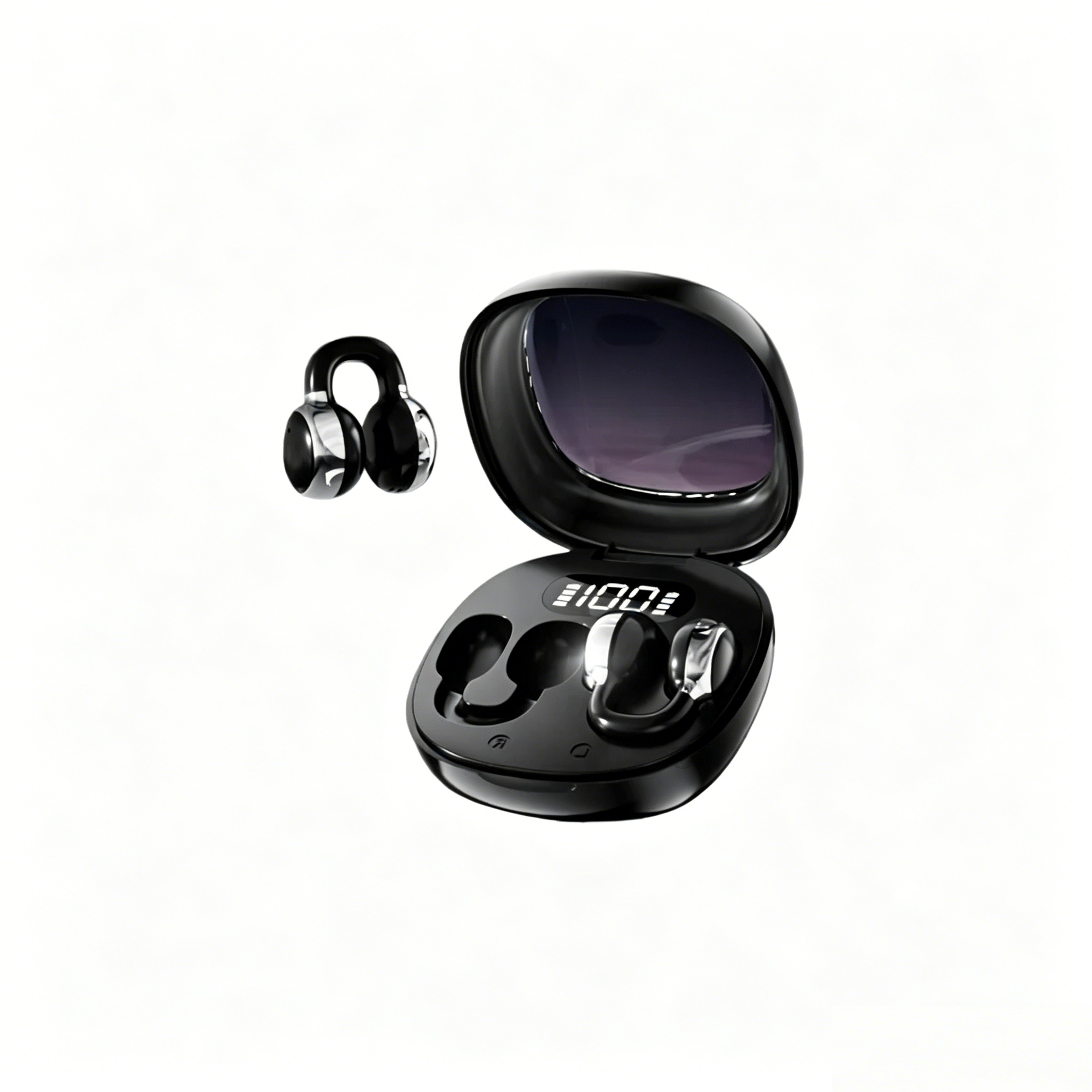 Open Ear Clip Wireless Earbuds HiFi Dolby Surround Driver Clip On Headphones – view 9