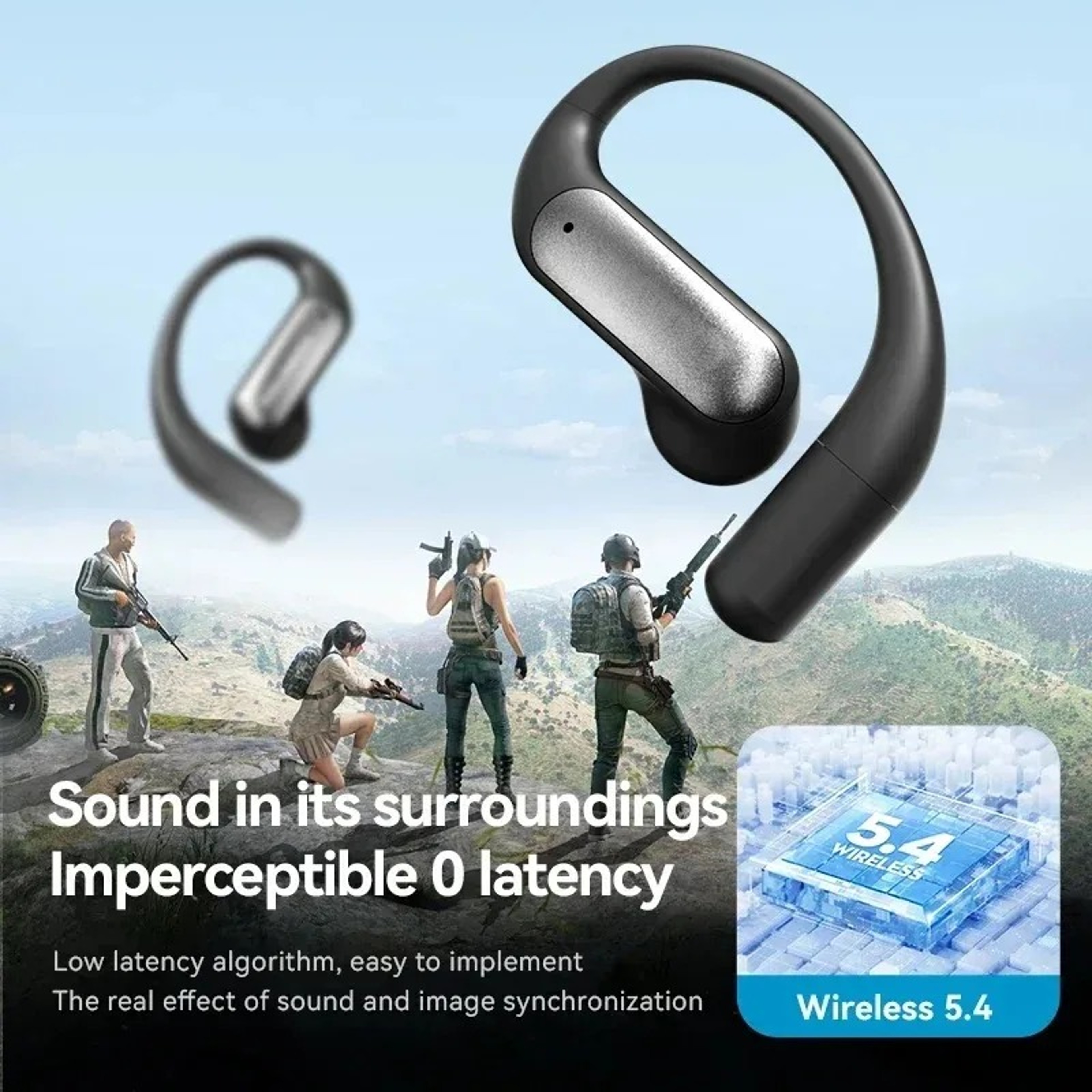 Open Ear Hook Bluetooth Wireless Earbuds for Sport and Everyday Calls – view 4
