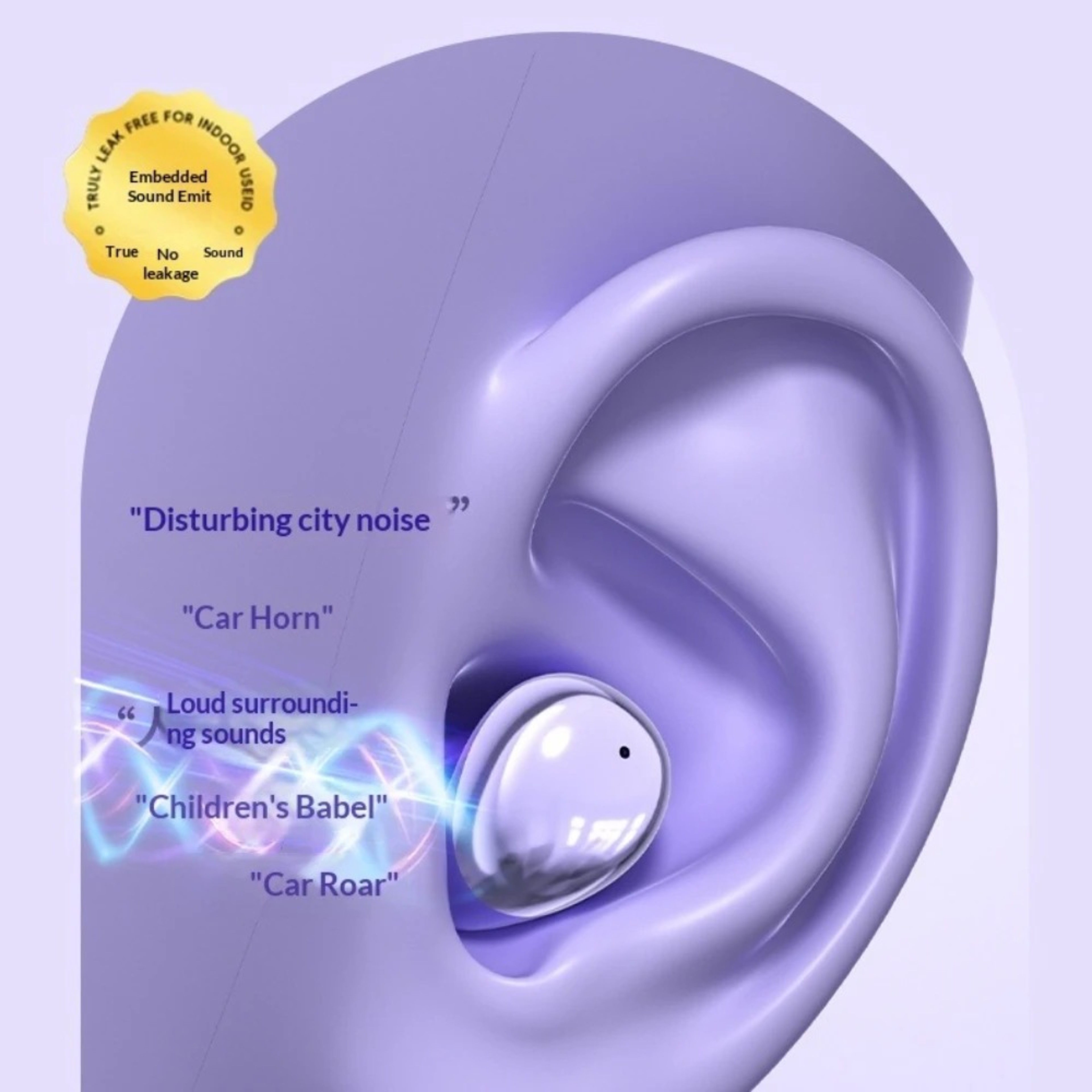 Wireless Bluetooth Earbuds with Low Latency Gaming Audio and Mic – view 3