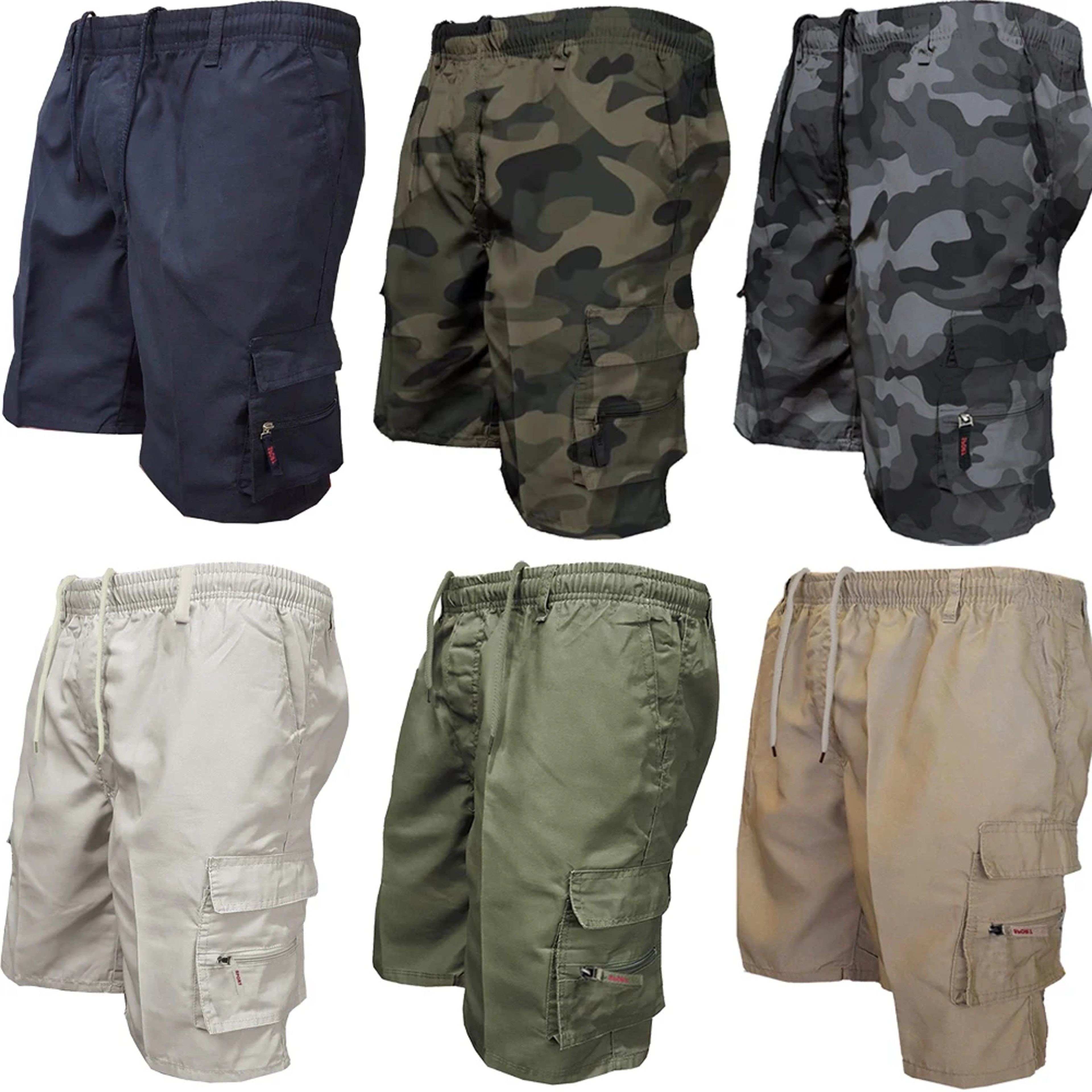 Mens Tactical Cargo Shorts With Pockets For Hiking Work And Summer Casual Wear 0