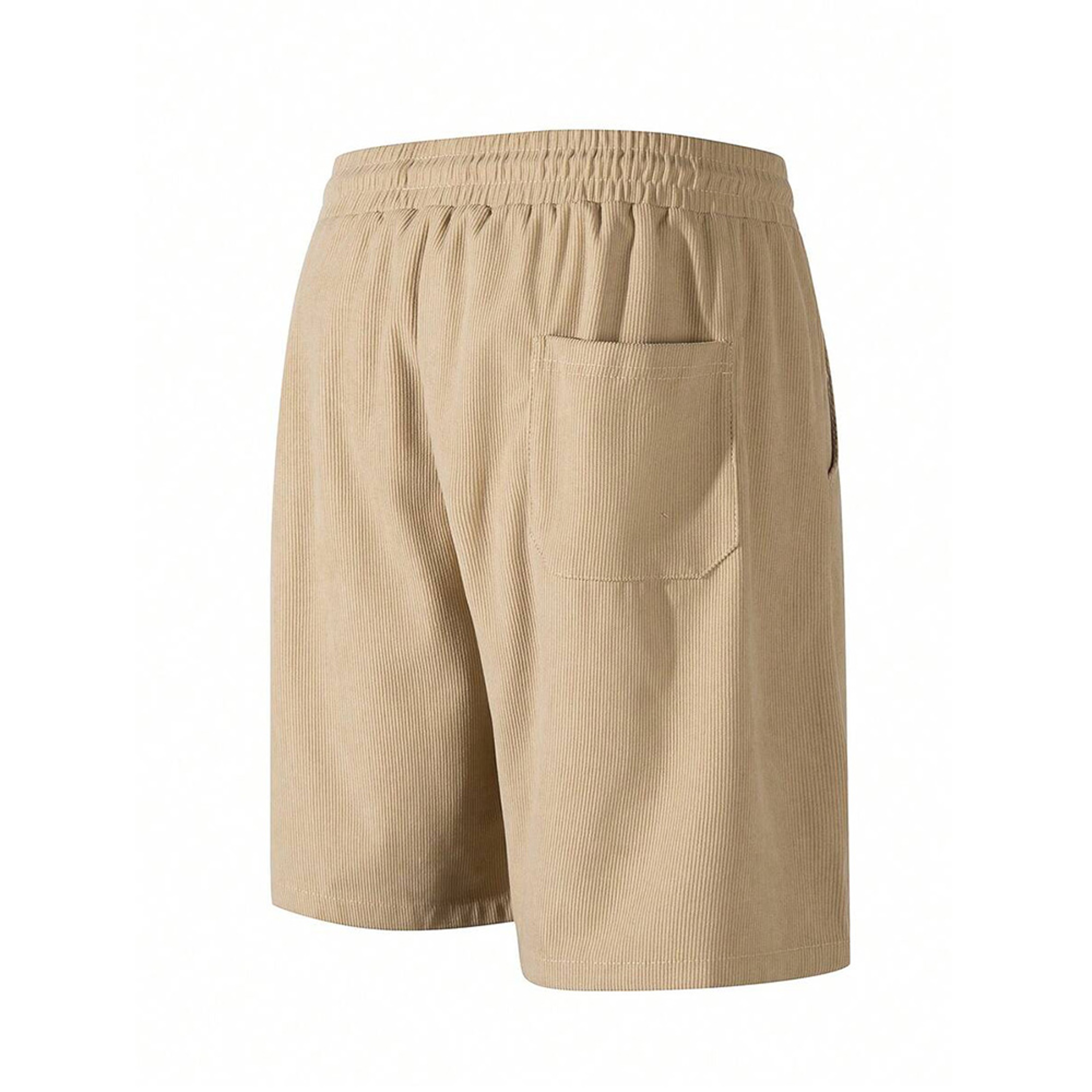 Mens Corduroy Casual Shorts Lightweight Summer Beach Sports Shorts 2