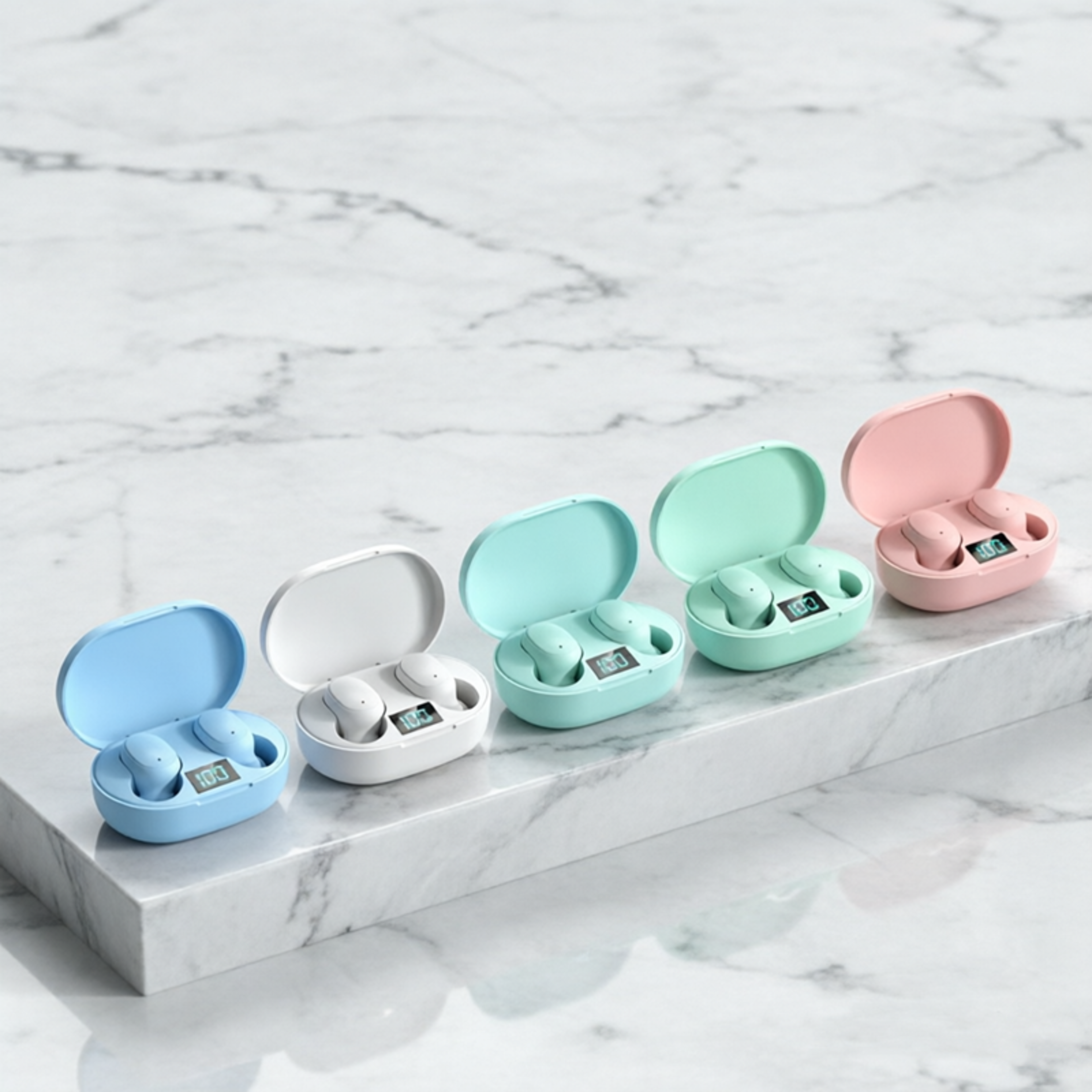 TWS Wireless Bluetooth Earphones With Noise Cancelling Mic For Sports And Gaming 0