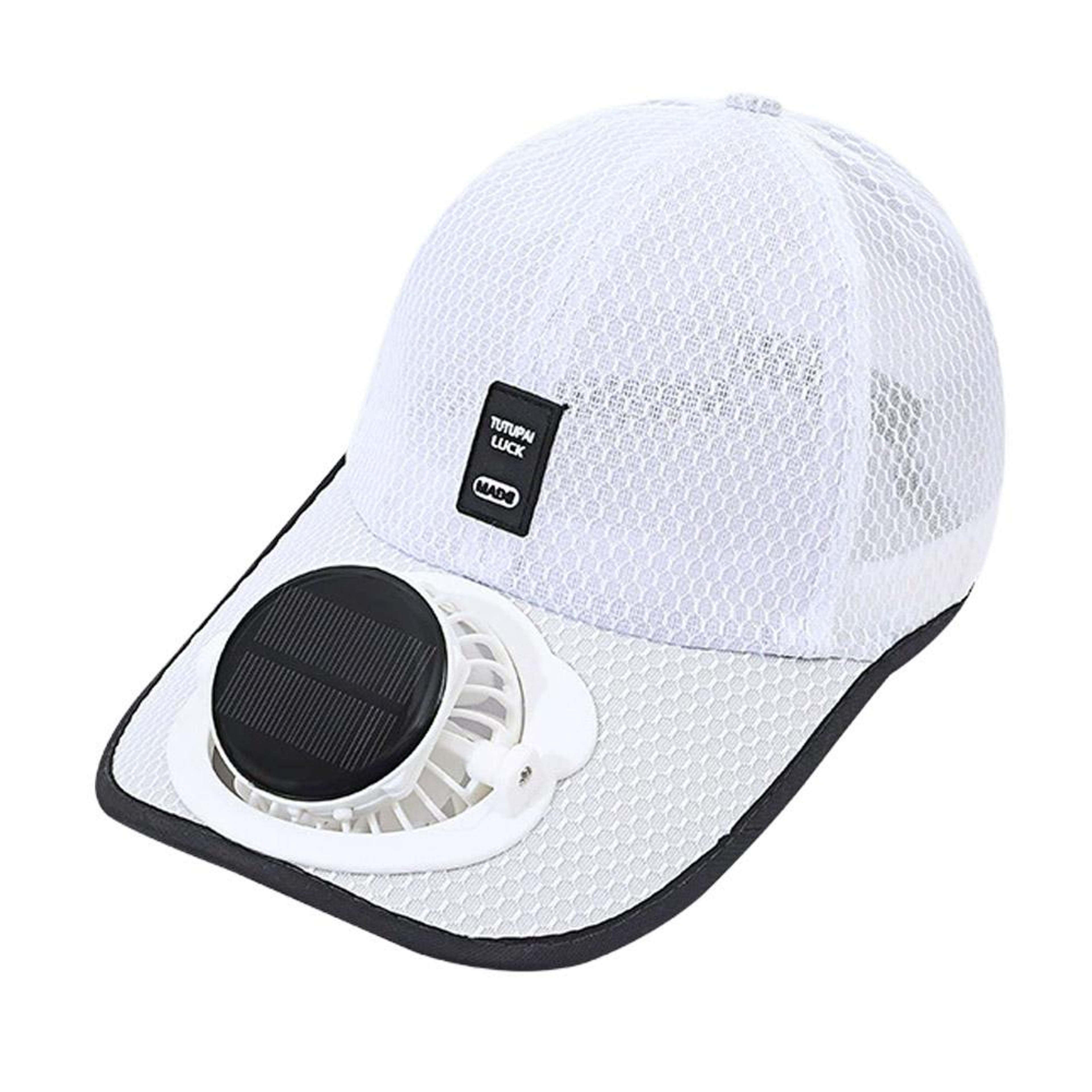 Solar Fan Sun Hat With USB Rechargeable Cooling Fan For Outdoor Sun Protection 6