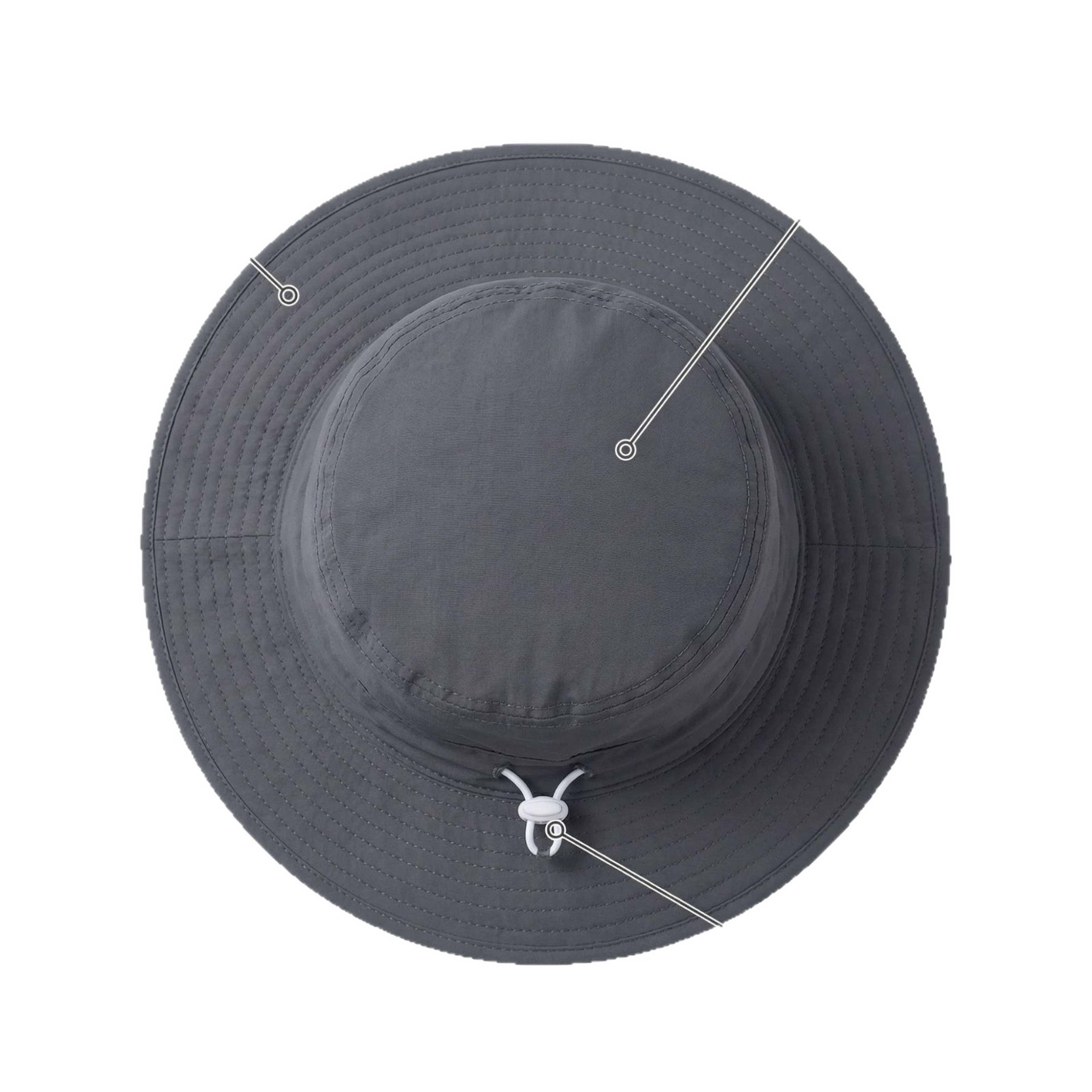 Kids Embroidered Patch Bucket Hat Soft Baby Sun Hat for Outdoor Style – view 6