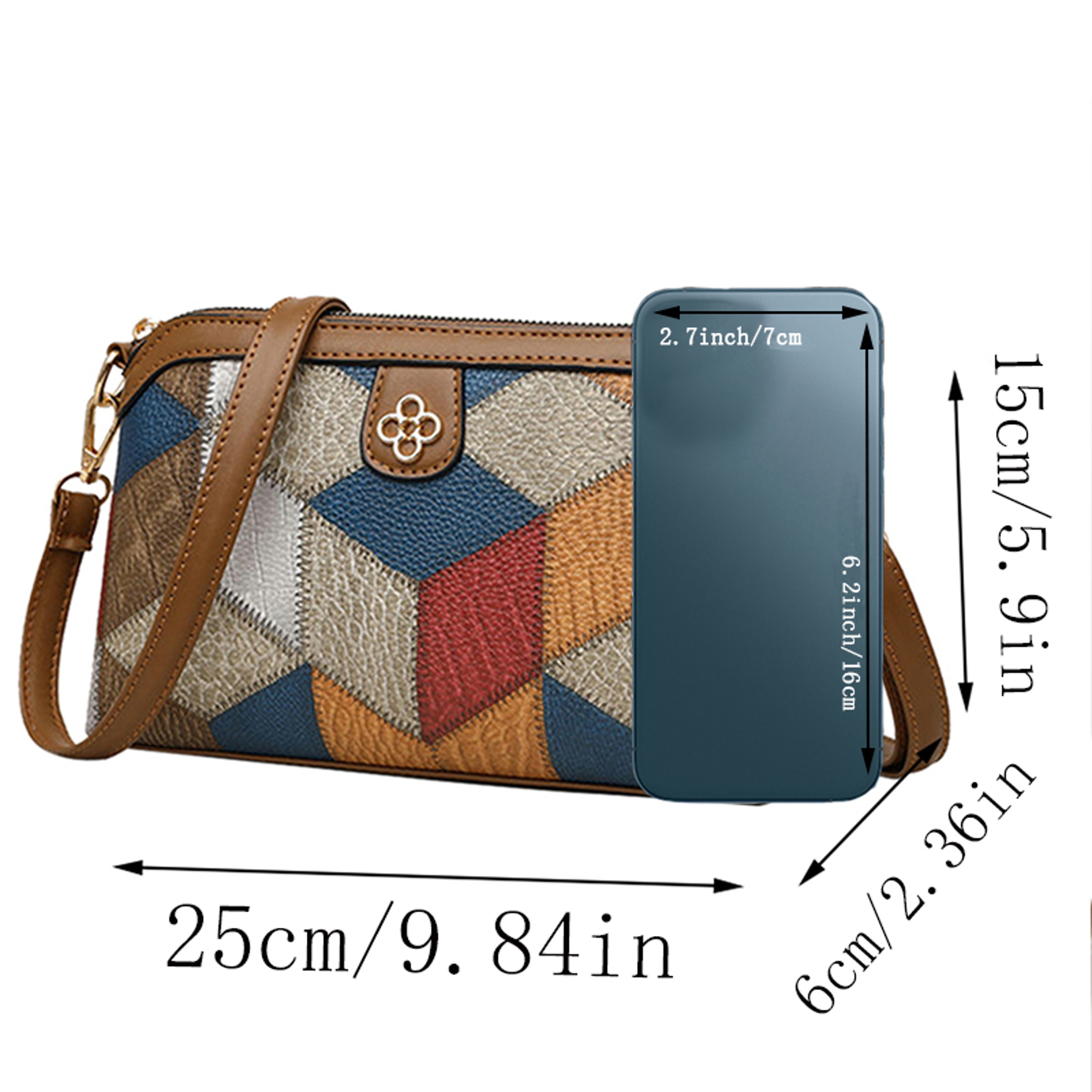 Ethnic Crossbody Backpack Small Unisex Shoulder Bag – view 2