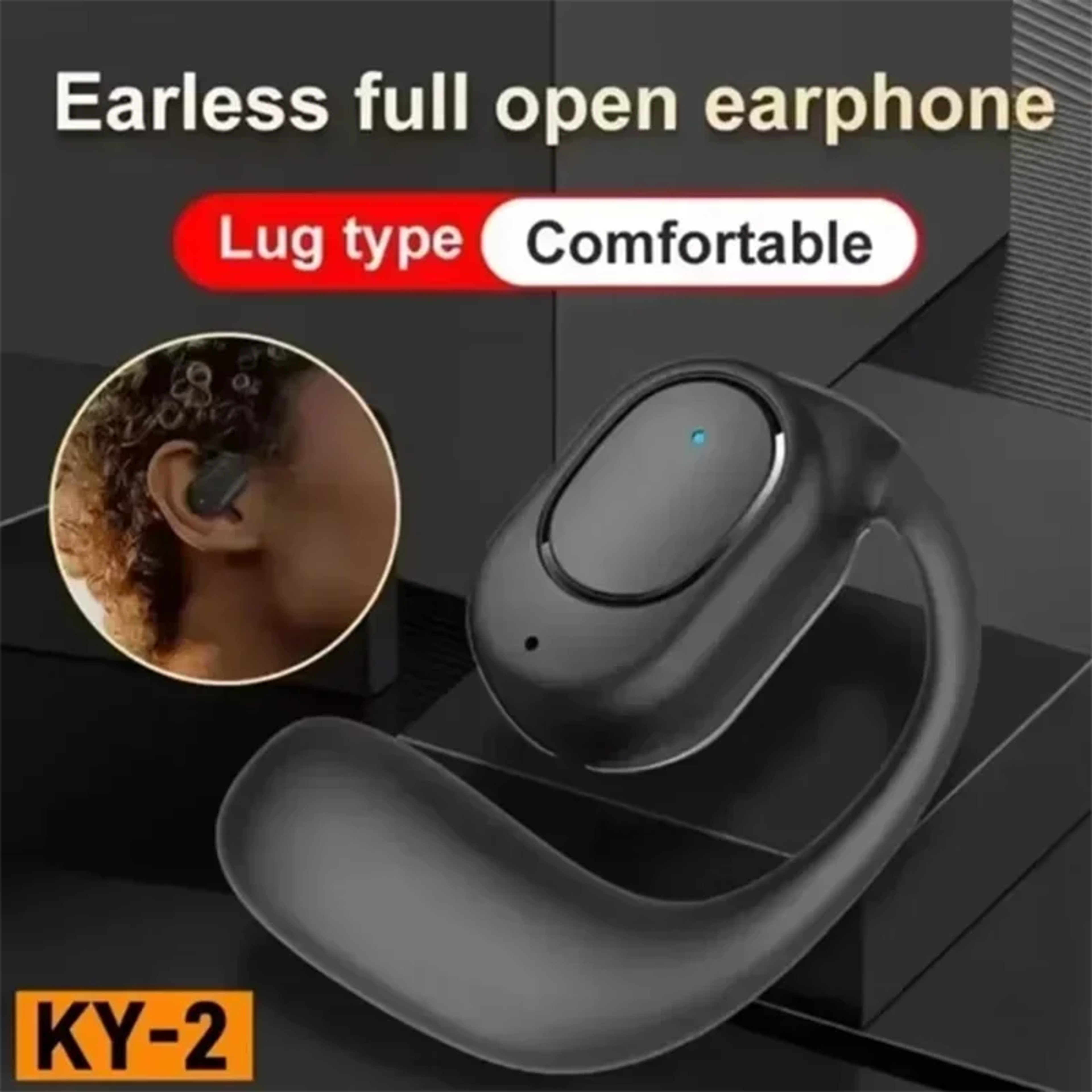 Open Ear Wireless Ear Hook Earphone with Air Conduction Sound – view 6