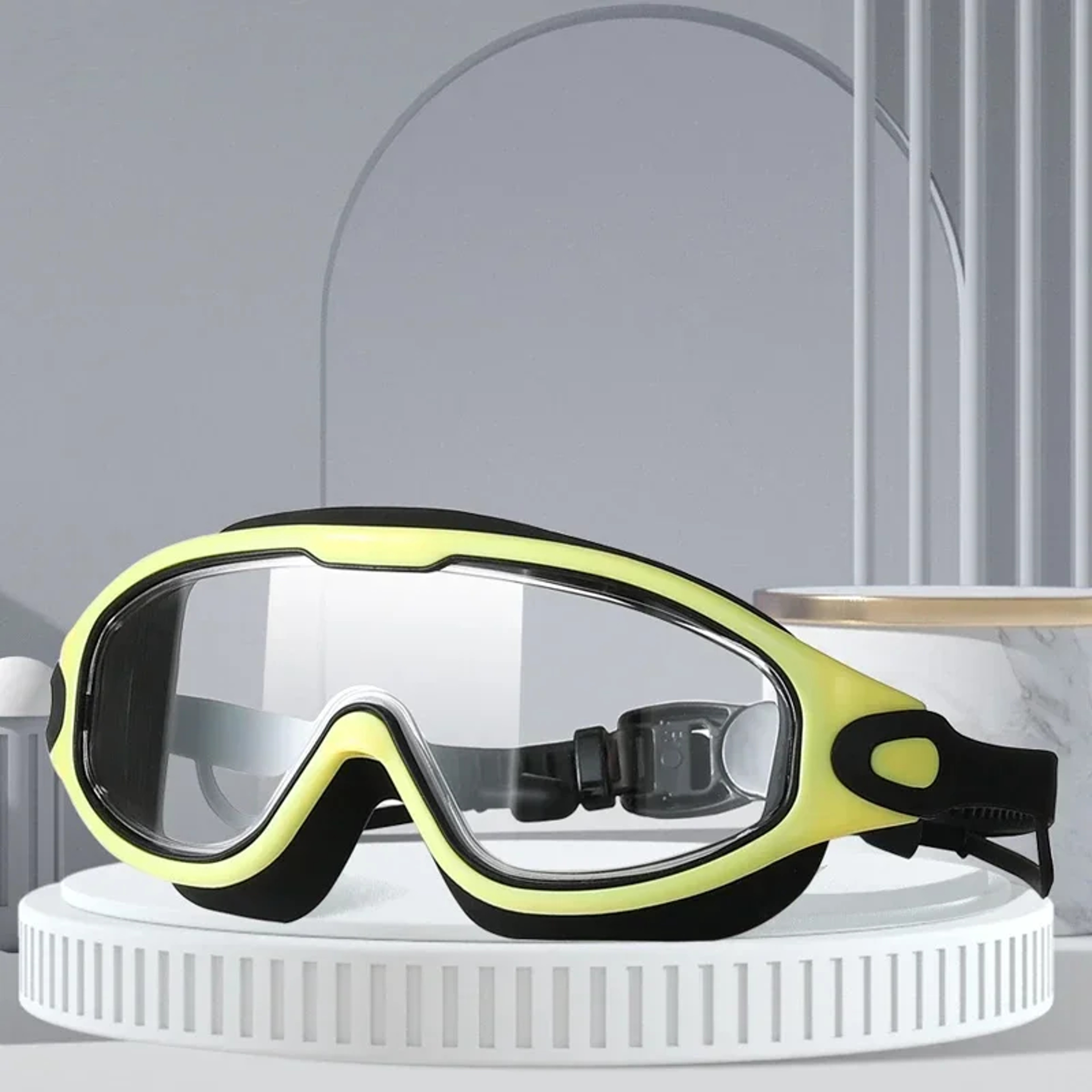 HD Anti Fog Swim Goggles With Earplugs For Adults 5