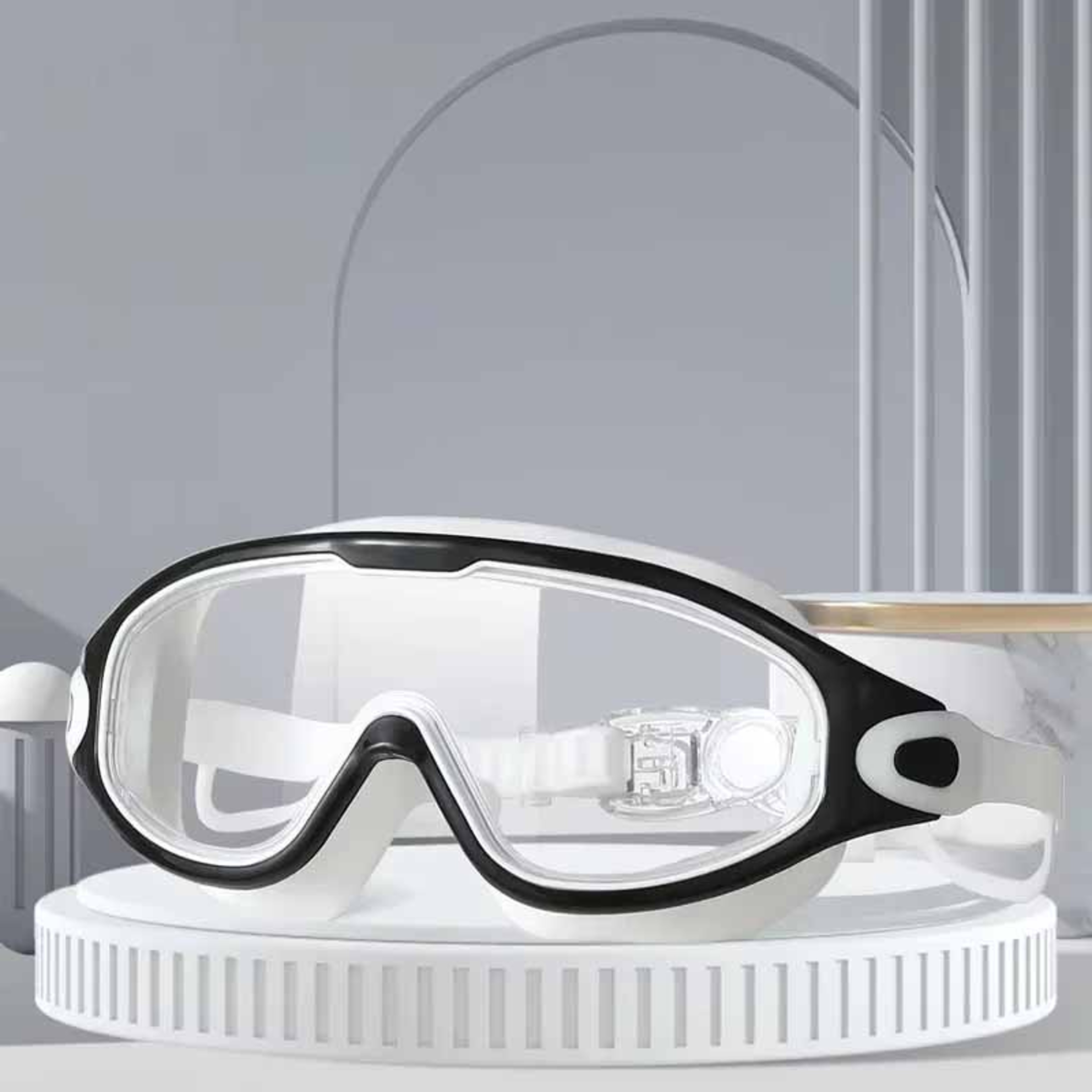 HD Anti Fog Swim Goggles With Earplugs For Adults 10