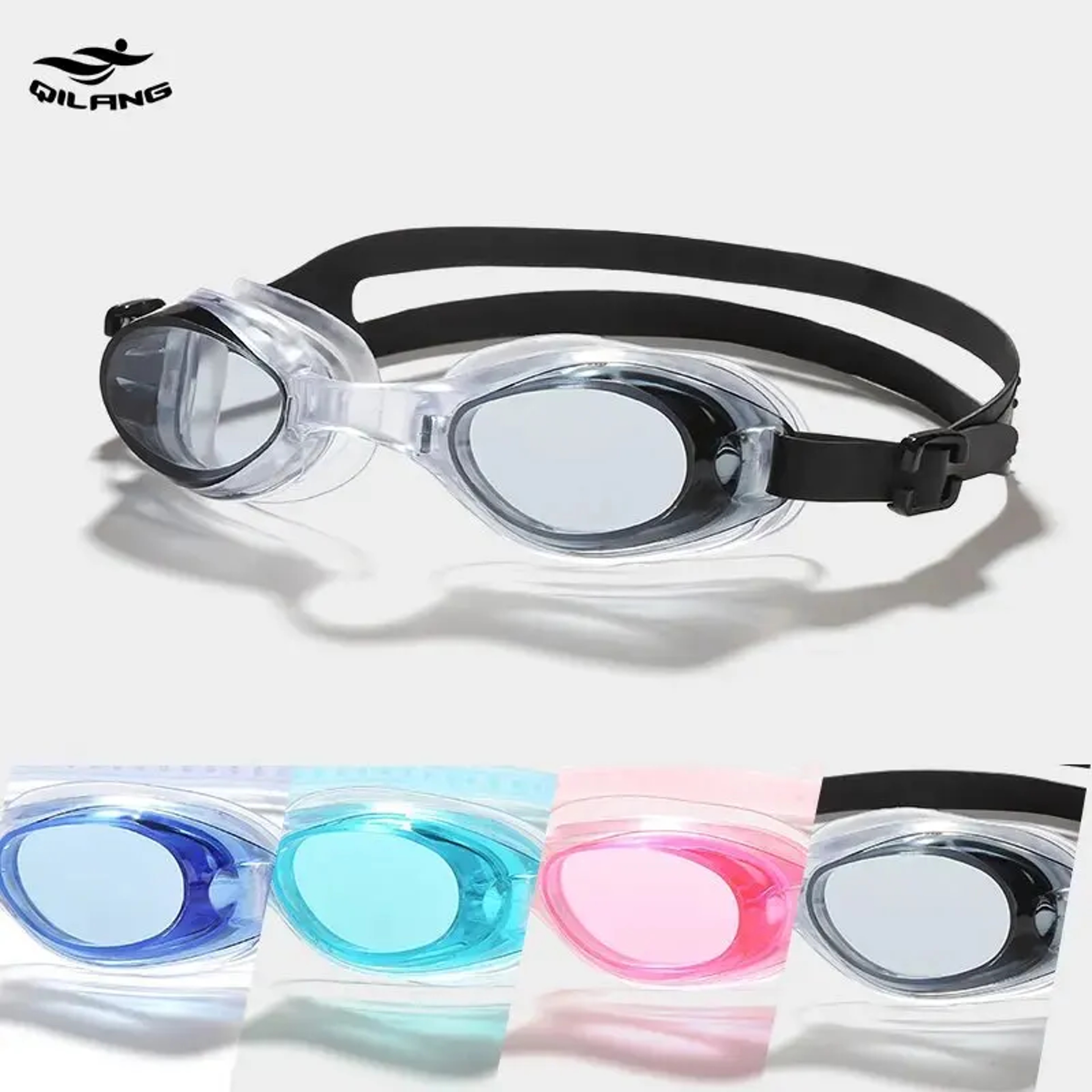 Anti Fog Silicone Swimming Goggles for Adults and Kids – view 1