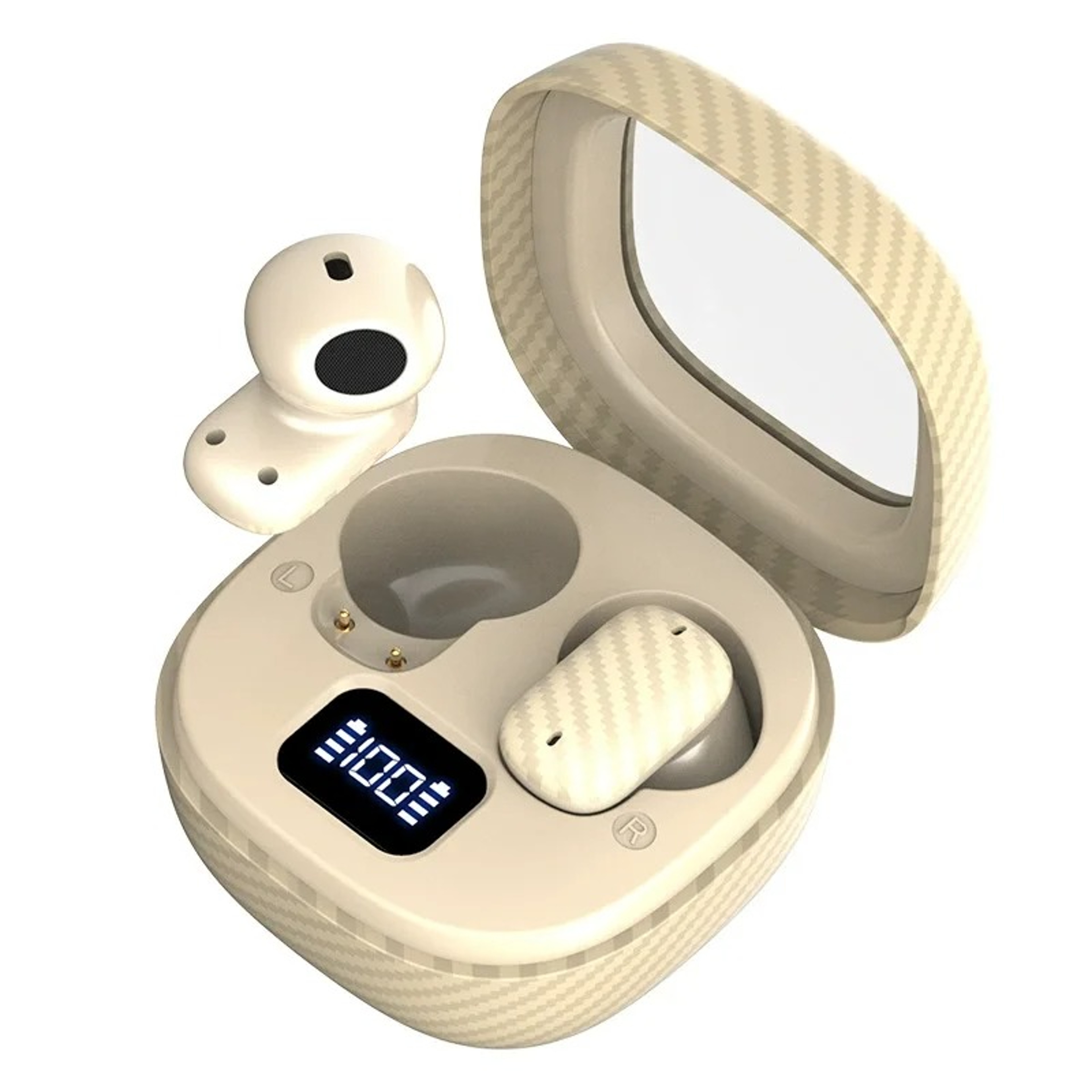 Mini Invisible Sleep Bluetooth Earbuds with Charging Case – view 9