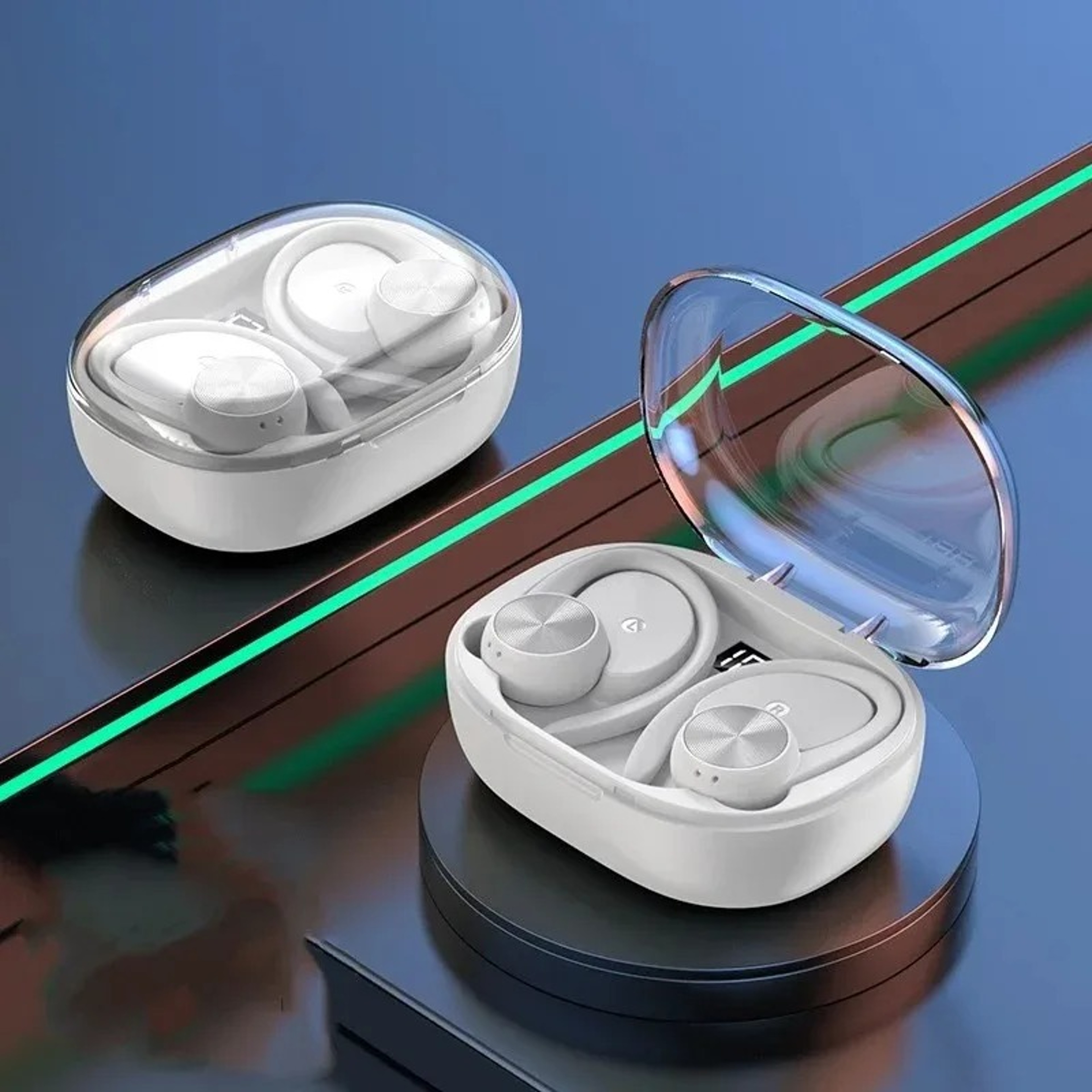 Waterproof Ear Hook TWS Wireless Earbuds with LED Display for Sports – view 3