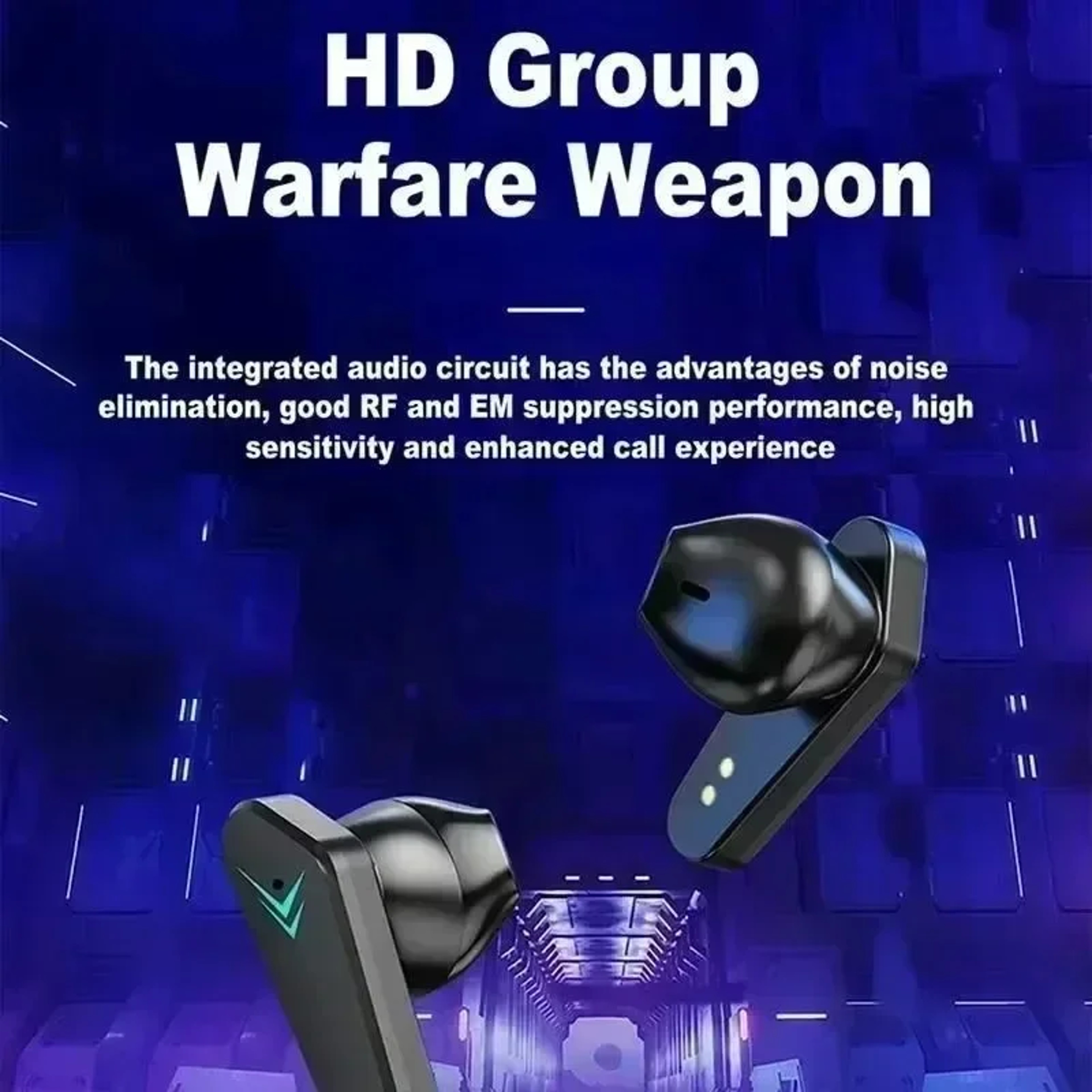 Low Latency Earbuds With Bluetooth TWS Sound And Gaming Mic 5