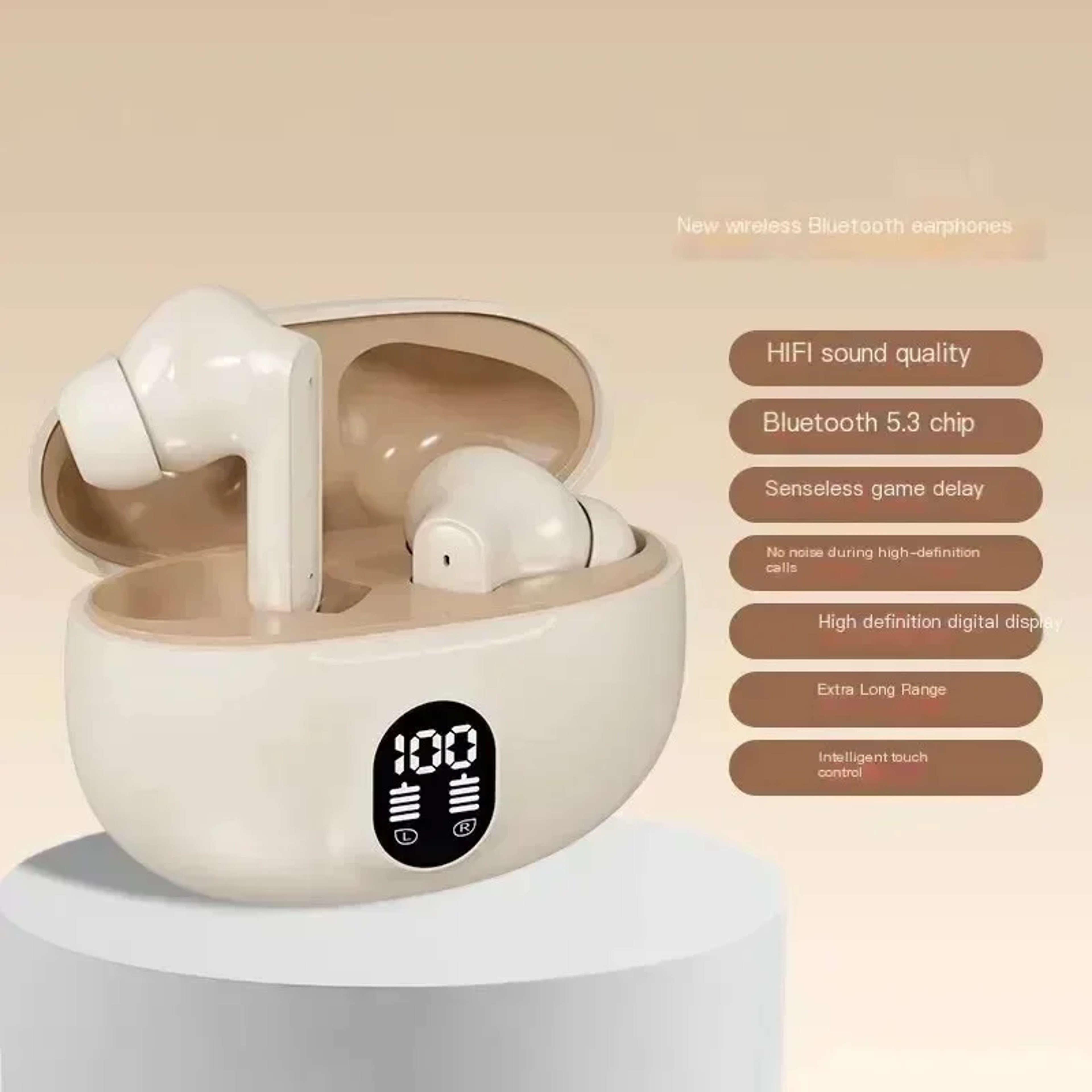 TWS Wireless Gaming Earbuds with Noise Reduction Mic and Deep Bass – view 9