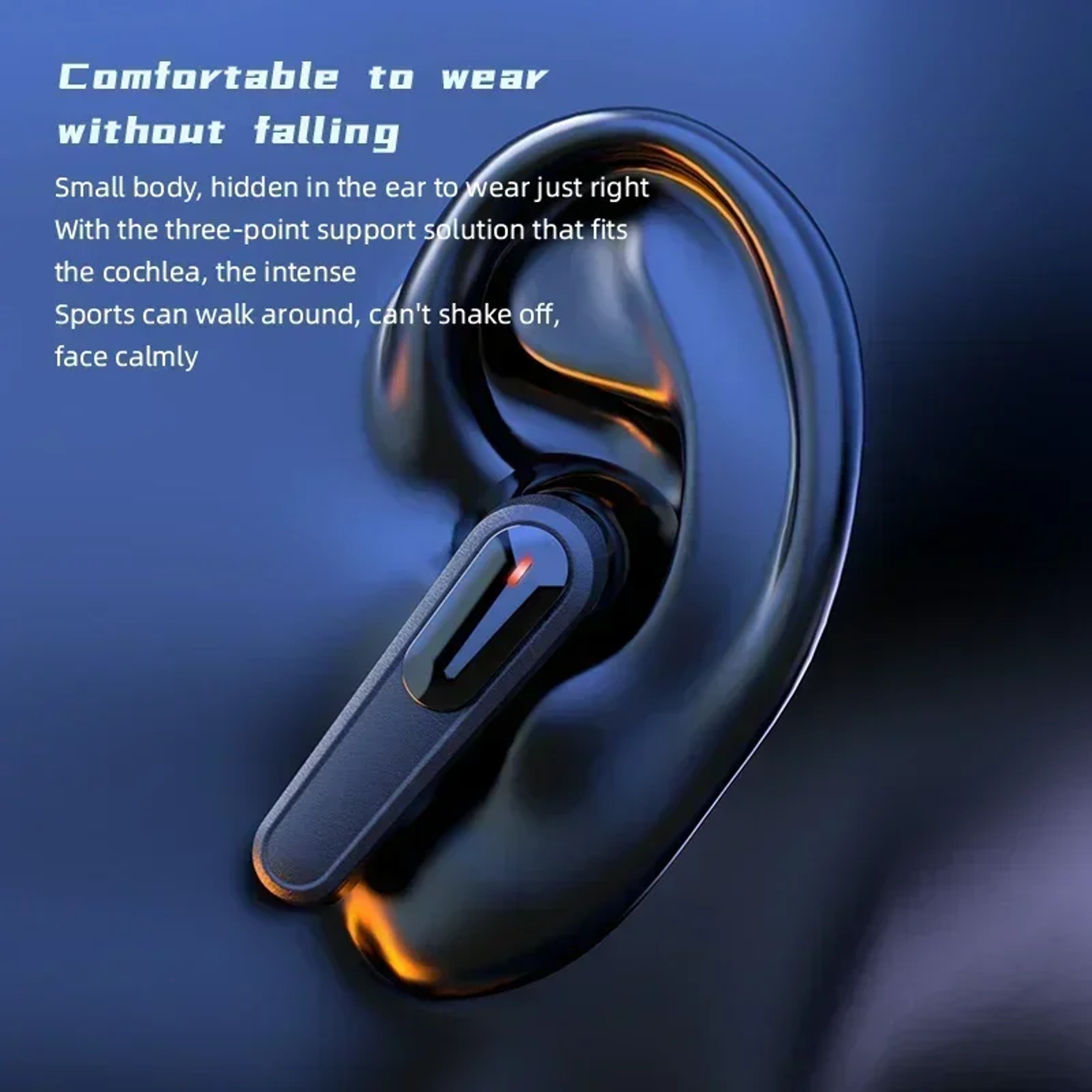 Wireless Bluetooth Touch Control Waterproof Sports Headphones – view 5