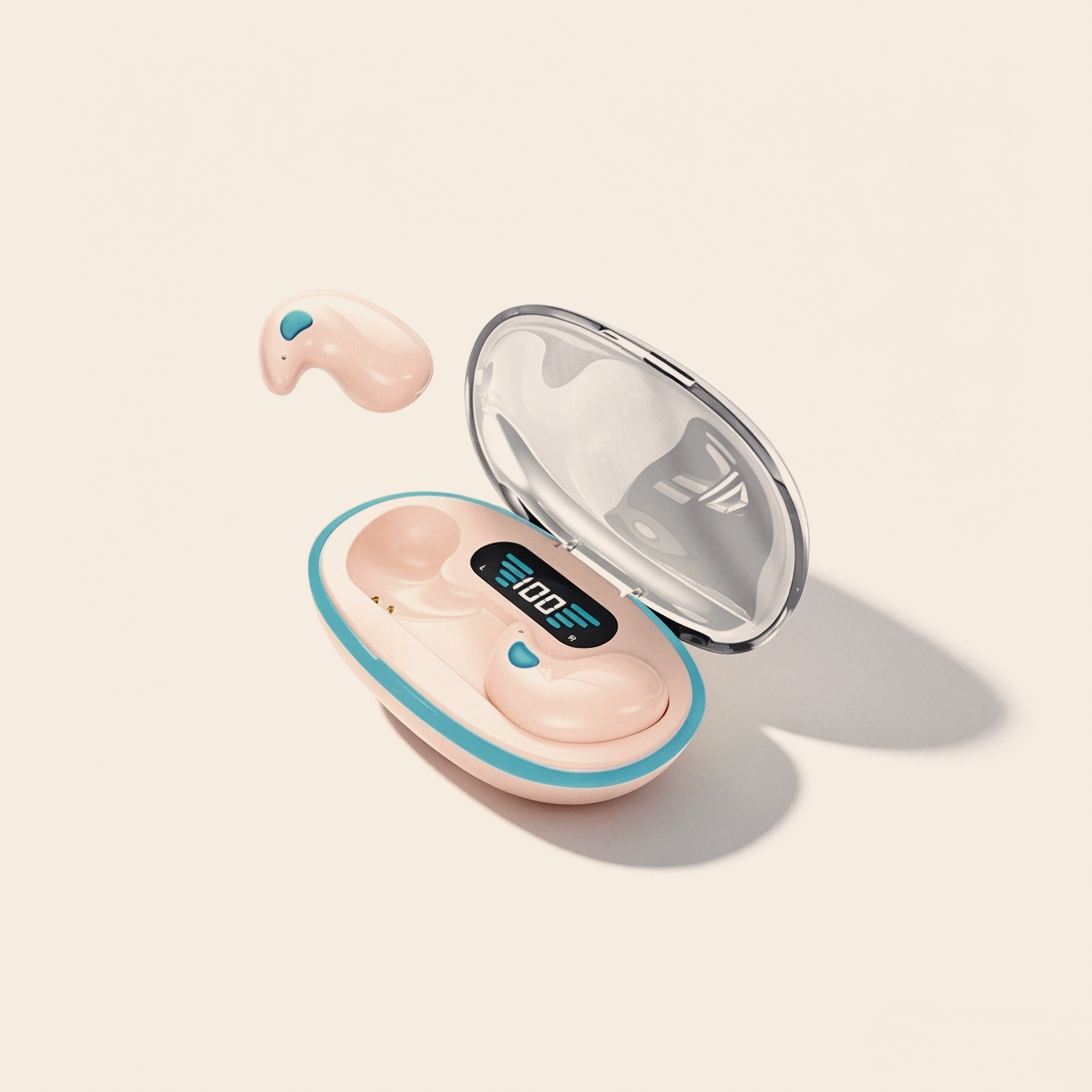 Mini Bluetooth Sleep Earbuds Wireless Earphones for Small Ears With Mic – view 1