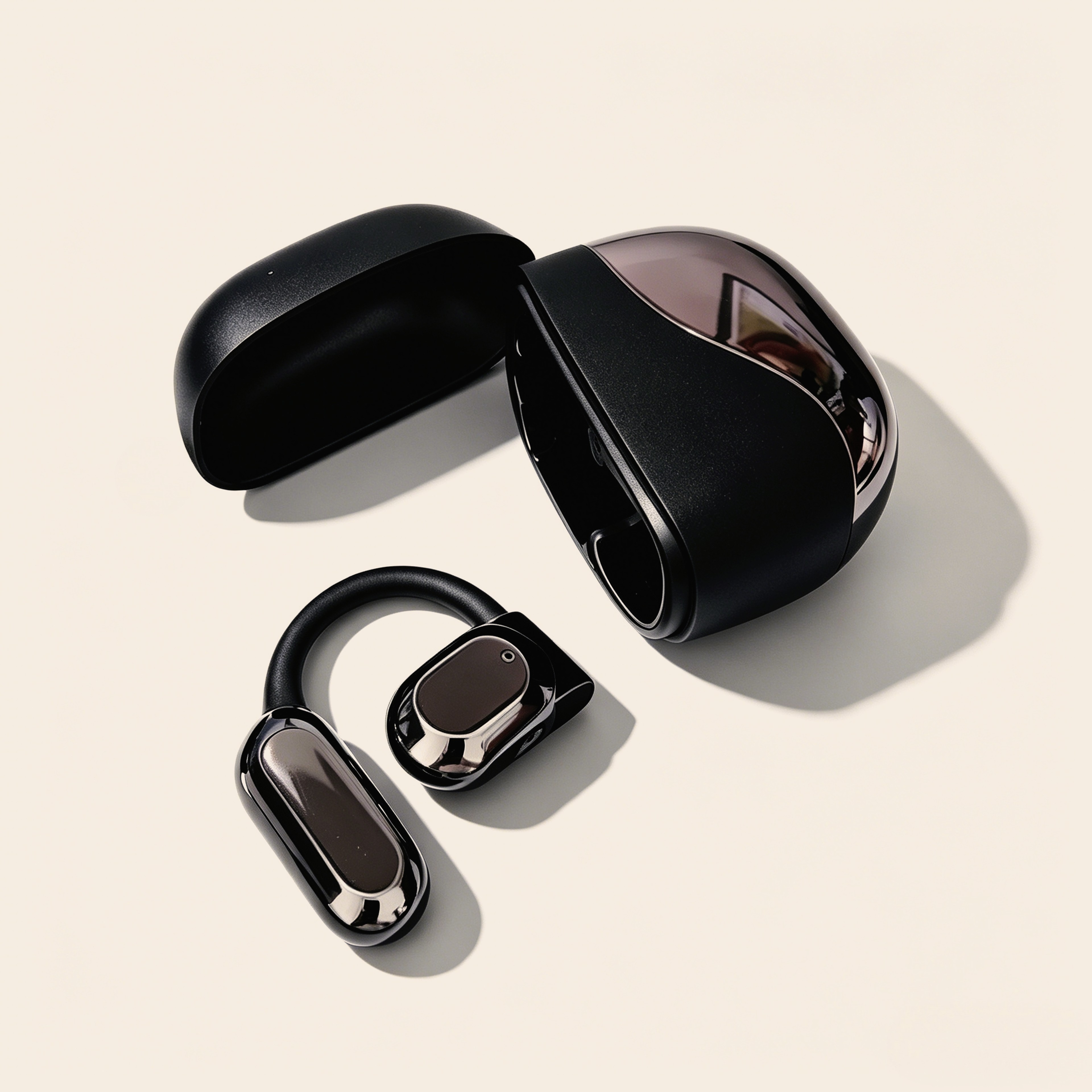 Open Ear Bluetooth Headphones Wireless Earbuds with Secure Hook Waterproof Design for Running Gym – view 1
