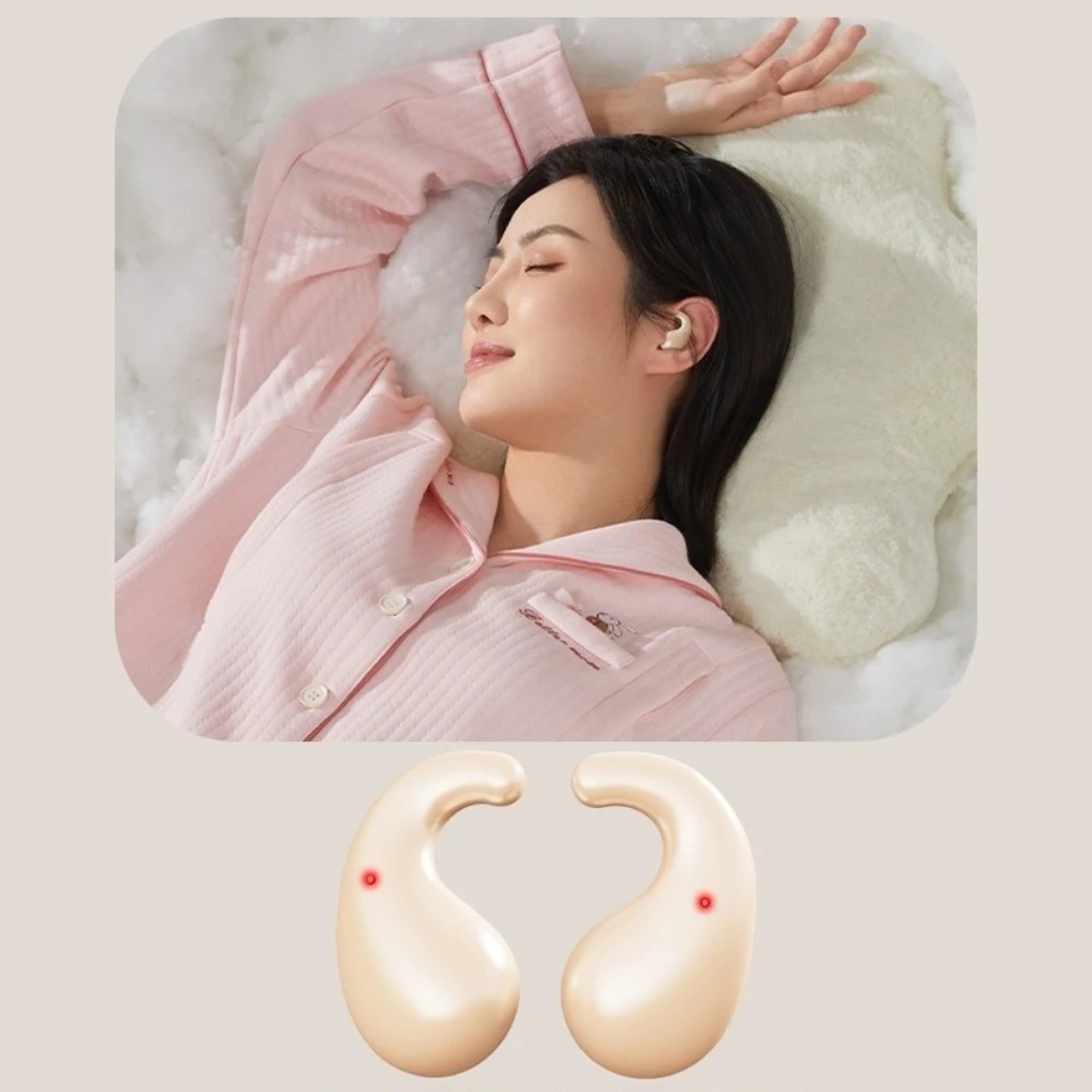 Invisible Sleep Earbuds Soft Noise Reduction Earphones For Comfortable Rest And Daily Use 0