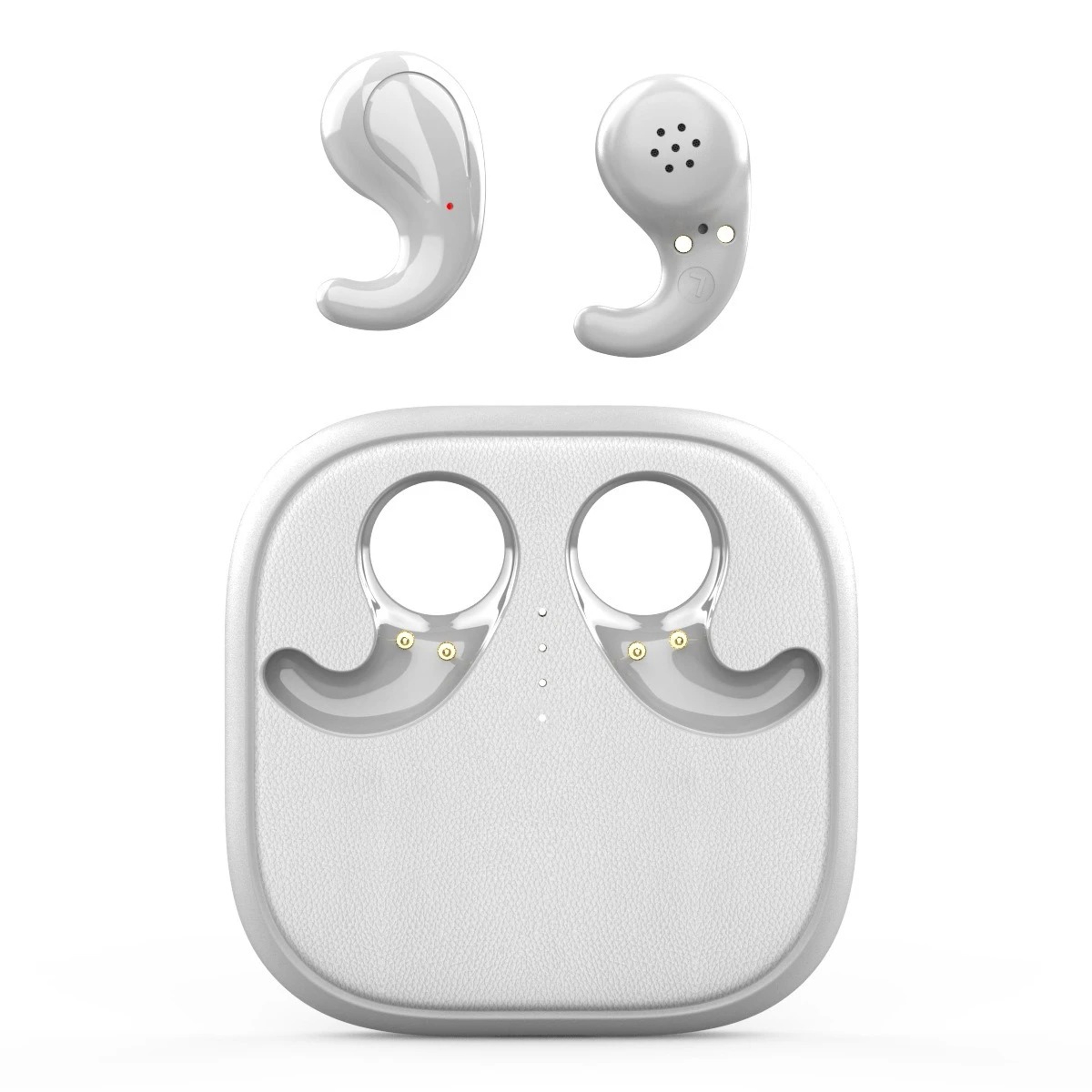 Super Thin TWS Wireless Earbuds Mini Lightweight Bluetooth Headphones With USB C Charging 5