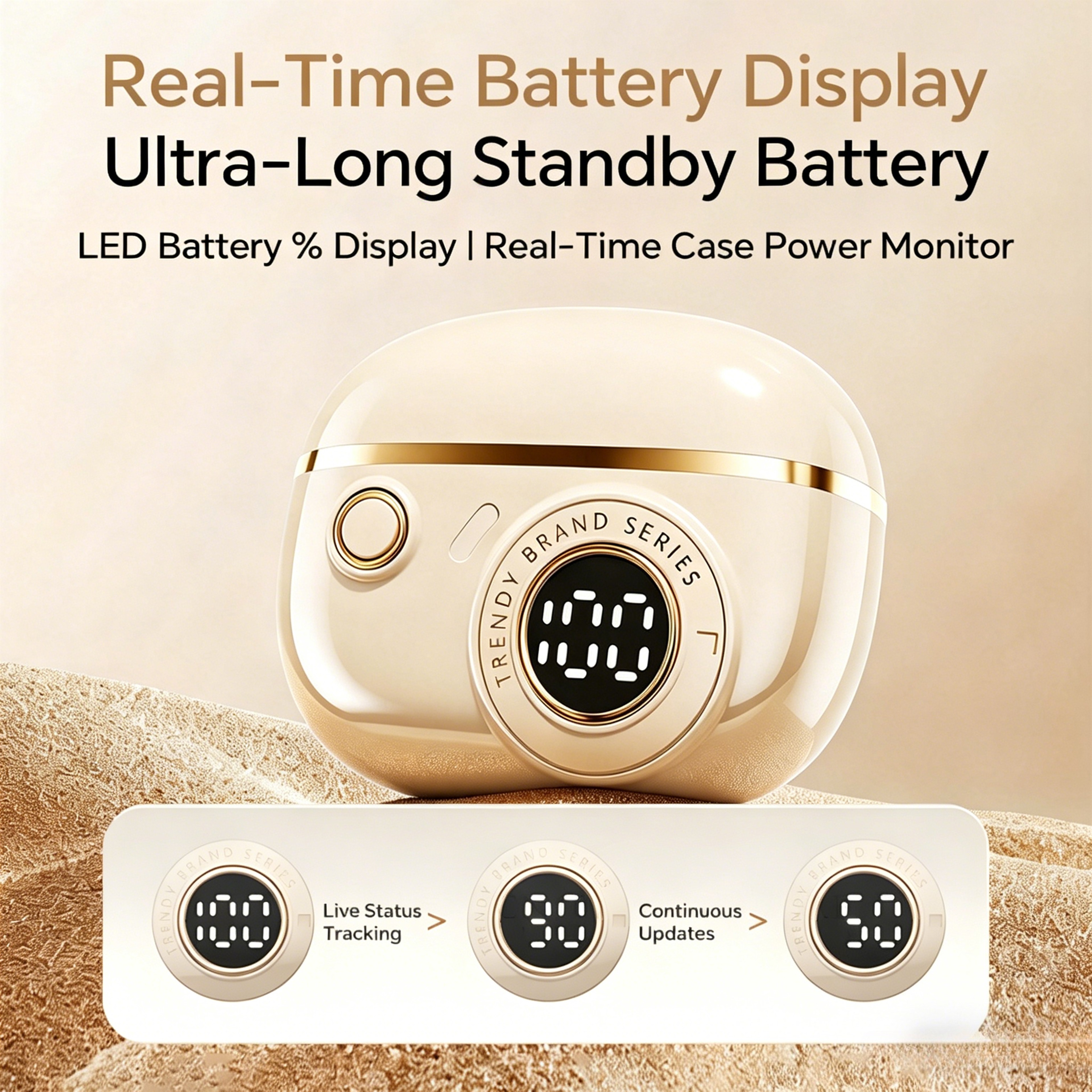 Bluetooth Wireless Earbuds with Noise Isolation Clear Calls and Gaming Audio – view 2