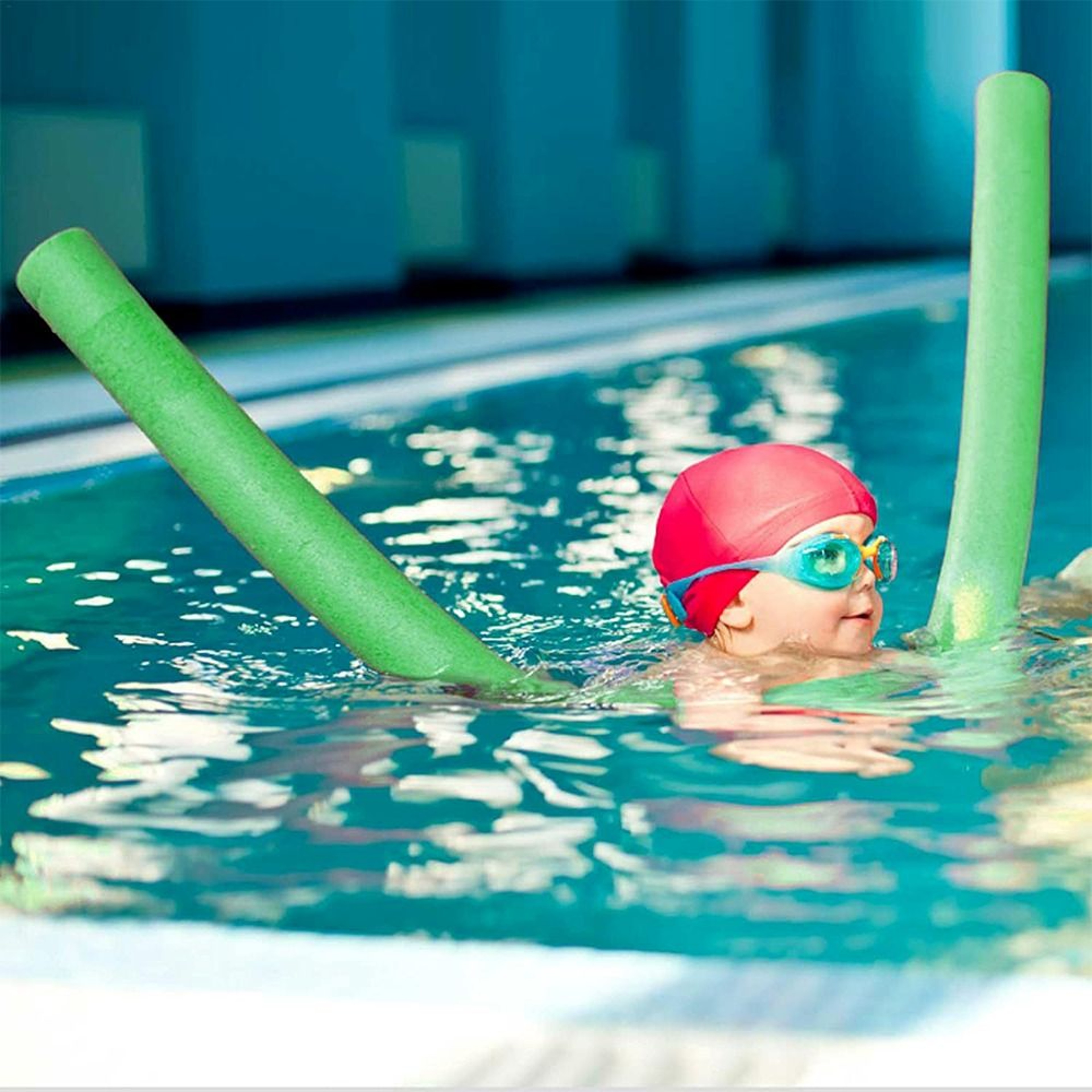 Multicolor Swimming Pool Foam Noodle Float Aid For Swim Training And Water Fun 3