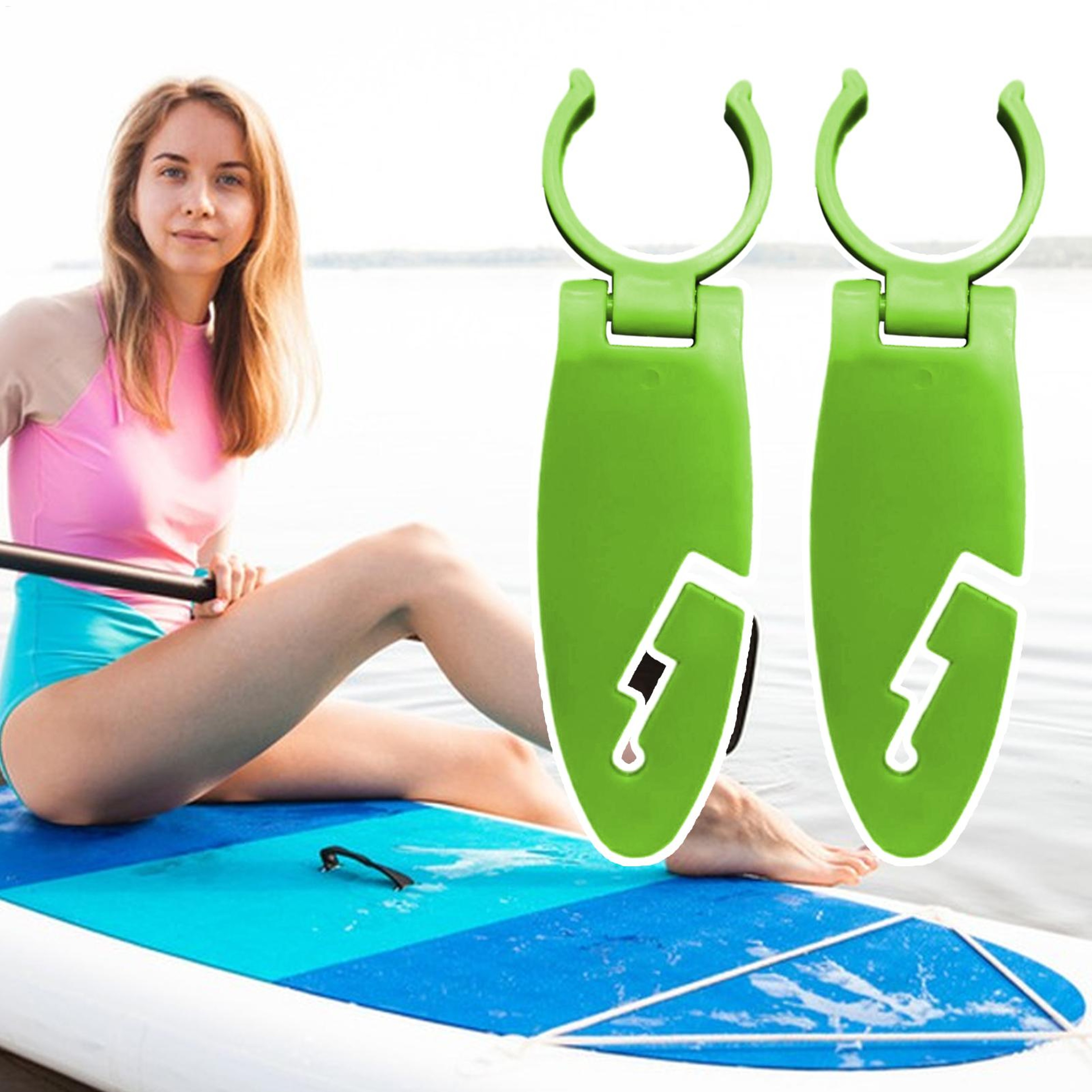 Paddle Board Clips Expandable SUP Accessories Paddle Holder Clamp For Water Sports 3